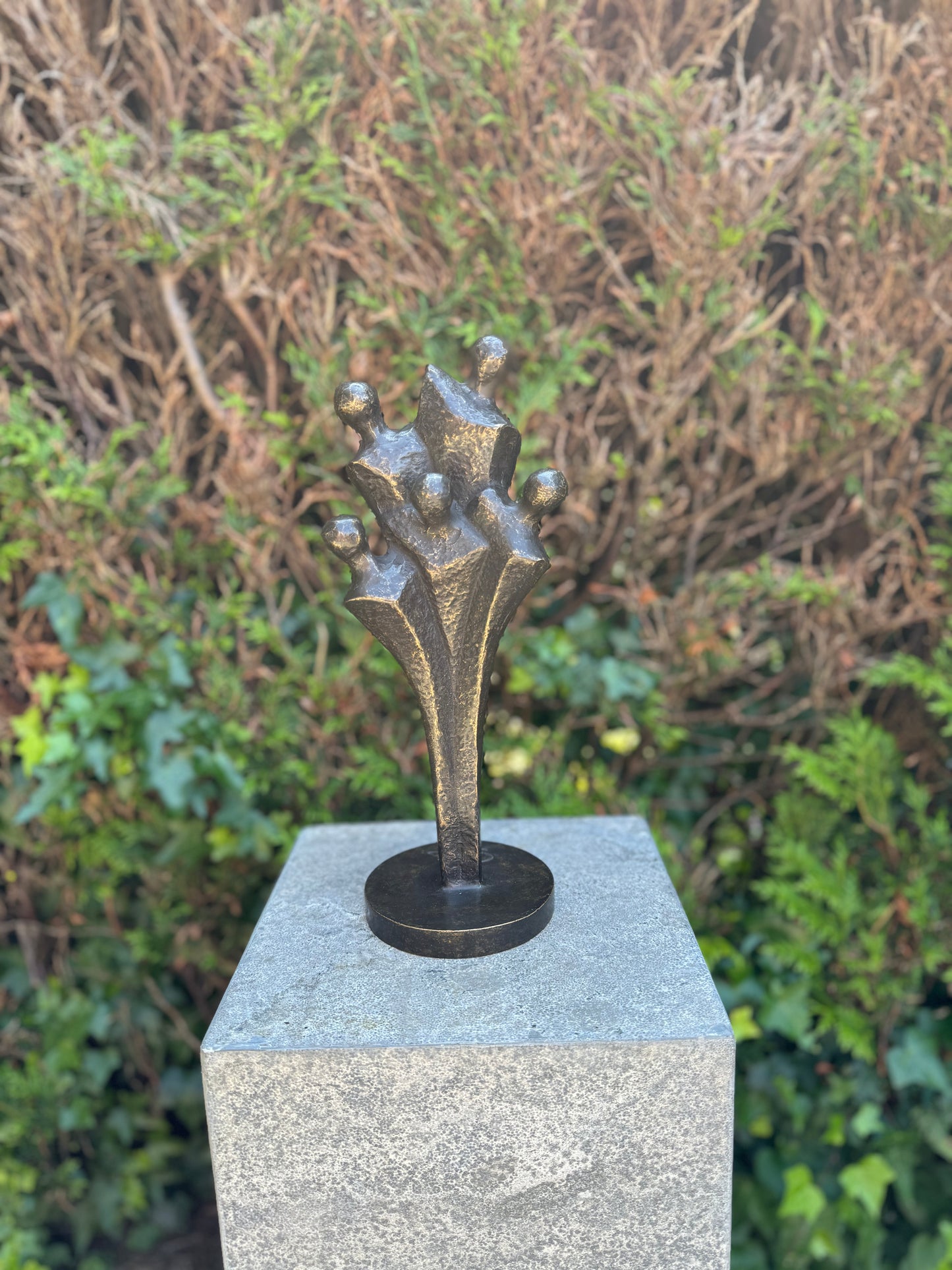 Family Roots – Bronze Sculpture. 12x11x33cm - 2Kg