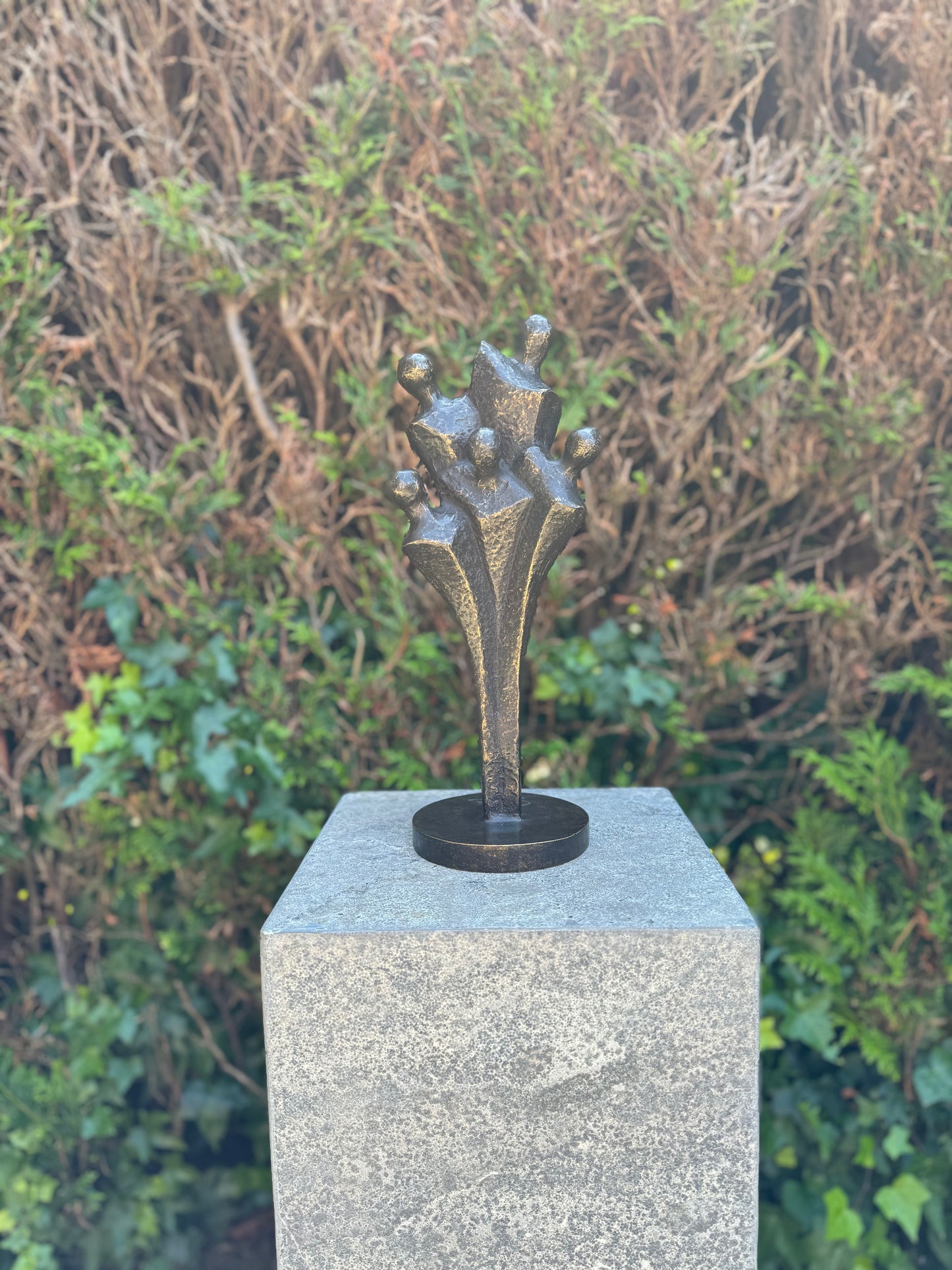 Family Roots – Bronze Sculpture. 12x11x33cm - 2Kg