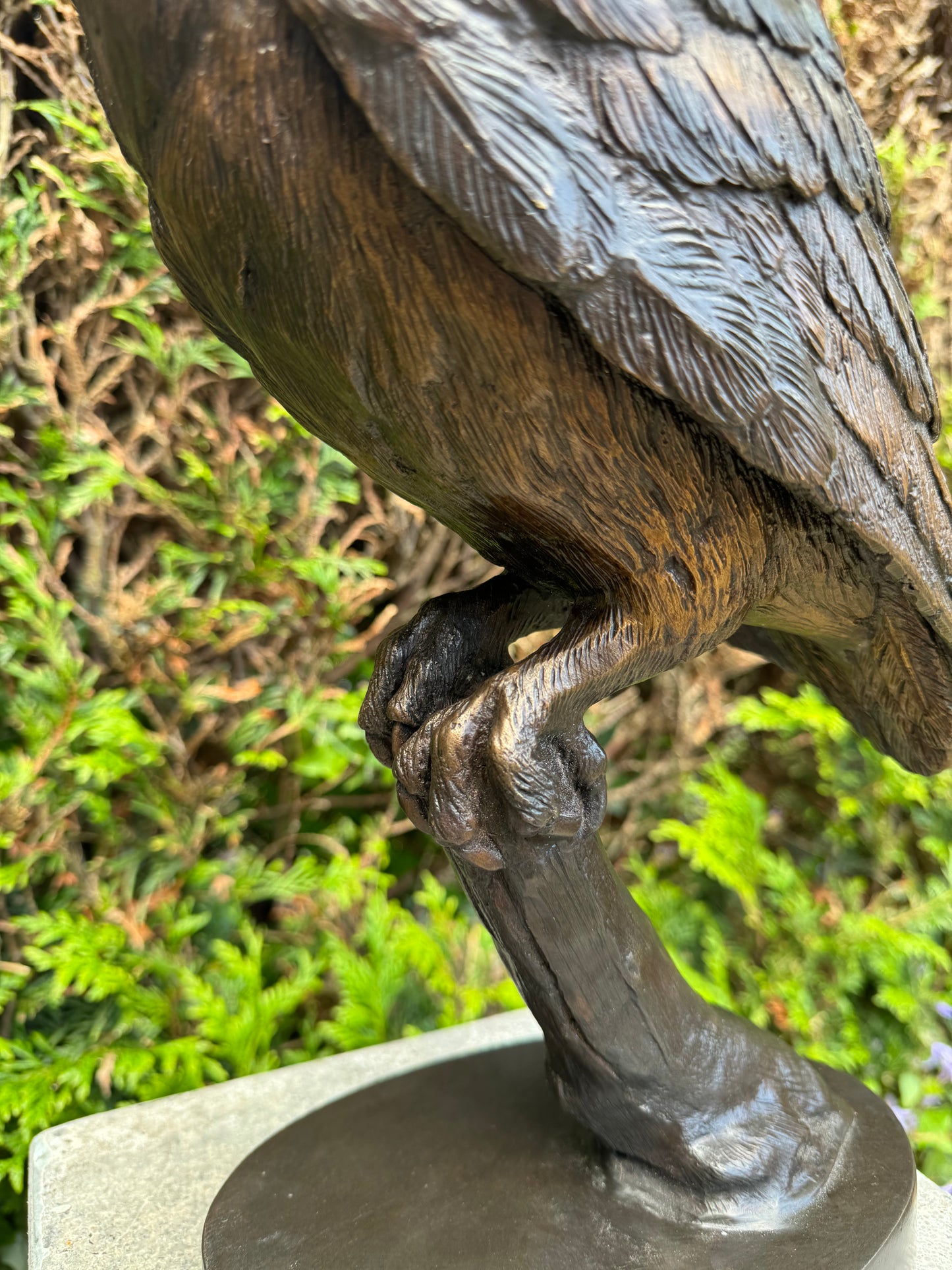 Silent Watcher – Bronze Sculpture. 16x13x43cm - 5.5Kg