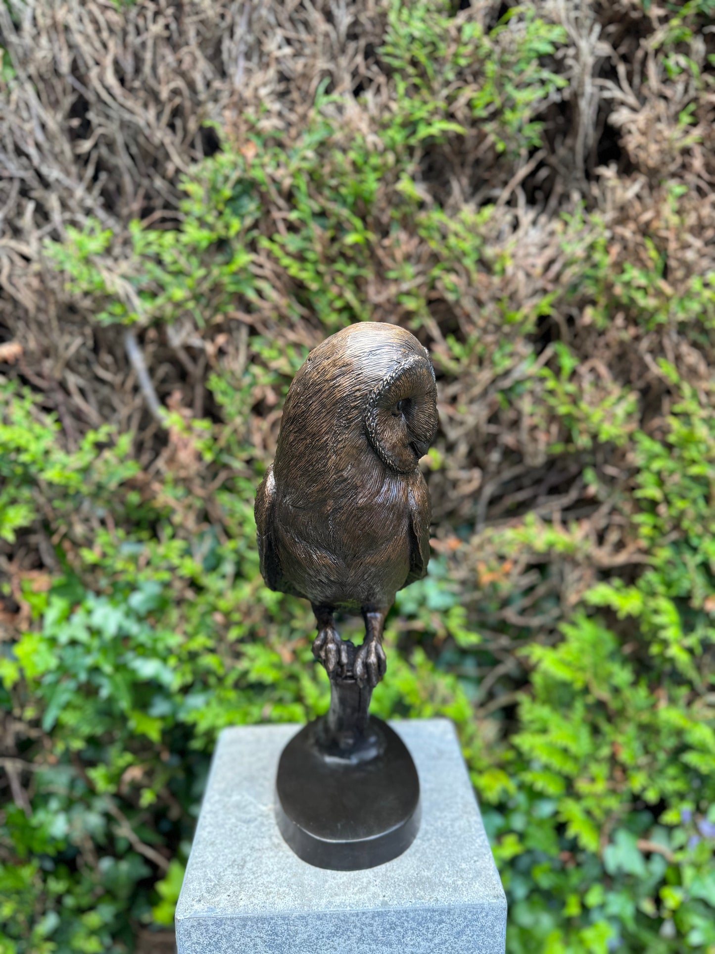 Silent Watcher – Bronze Sculpture. 16x13x43cm - 5.5Kg