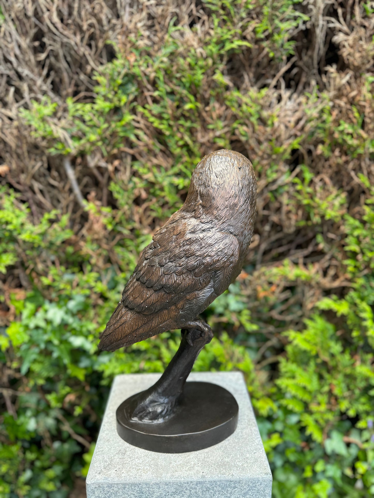 Silent Watcher – Bronze Sculpture. 16x13x43cm - 5.5Kg