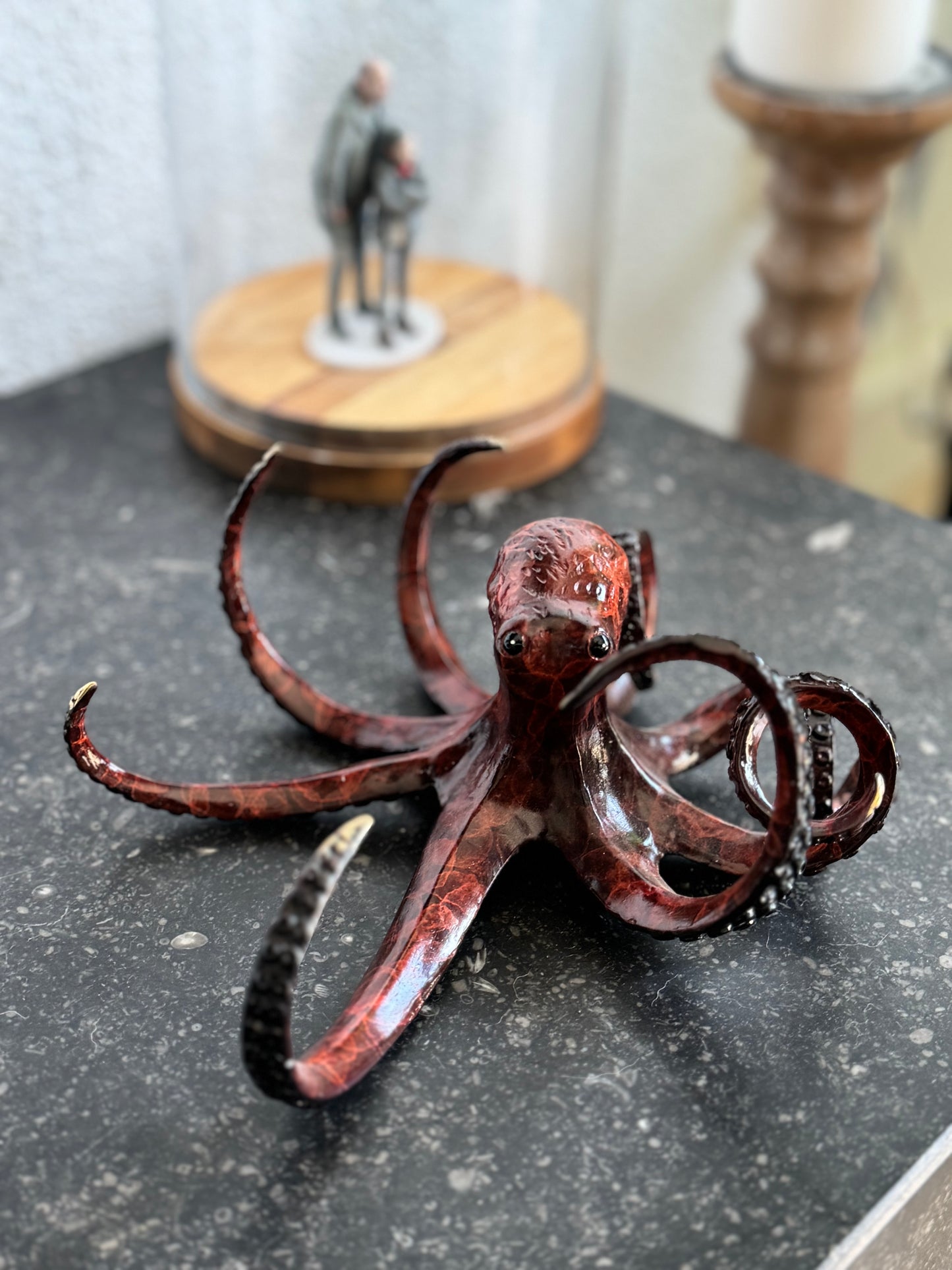 Ocean Dancer Octopus – Bronze Sculpture. 17x18x9cm - 2Kg