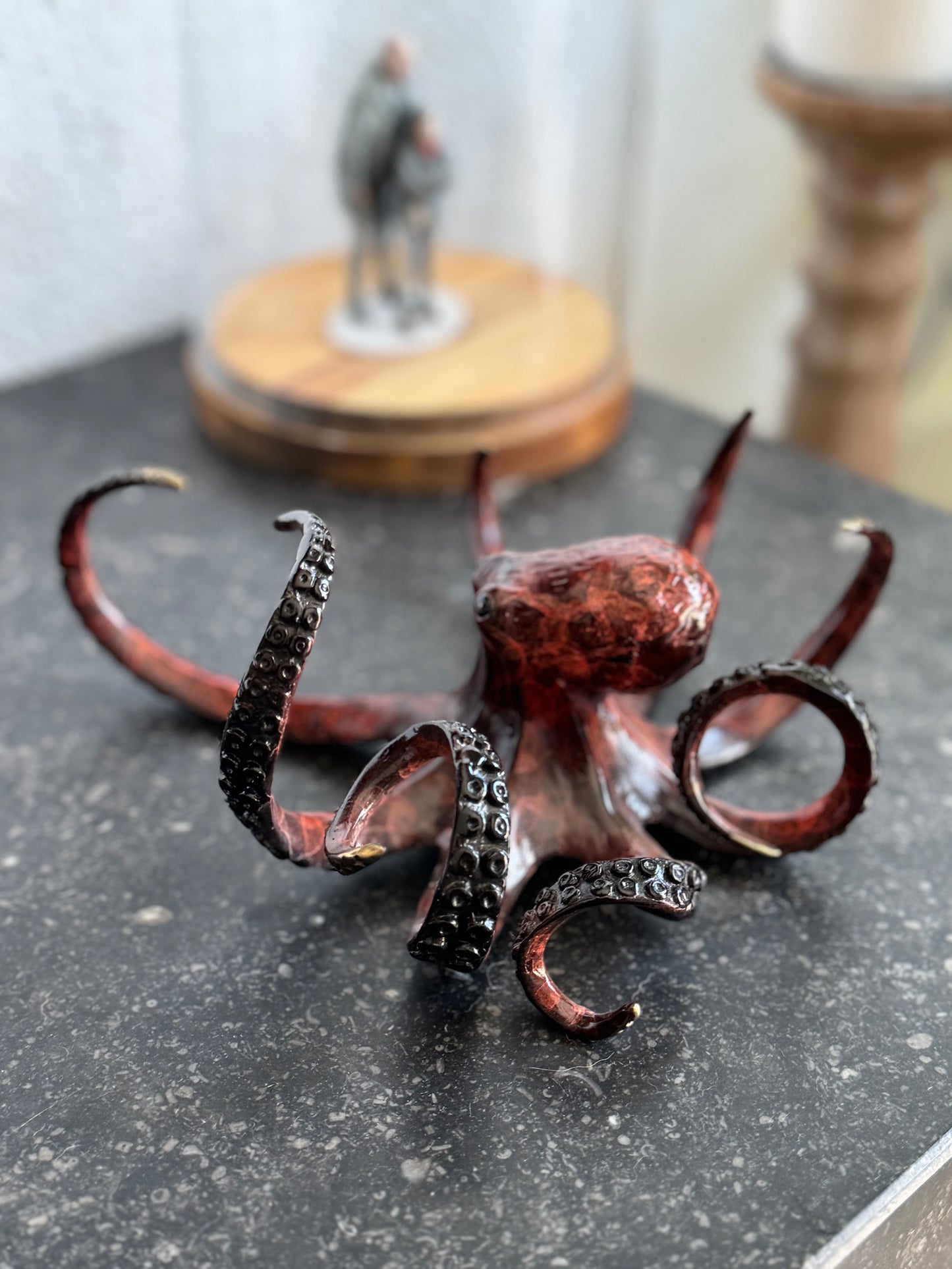 Ocean Dancer Octopus – Bronze Sculpture. 17x18x9cm - 2Kg