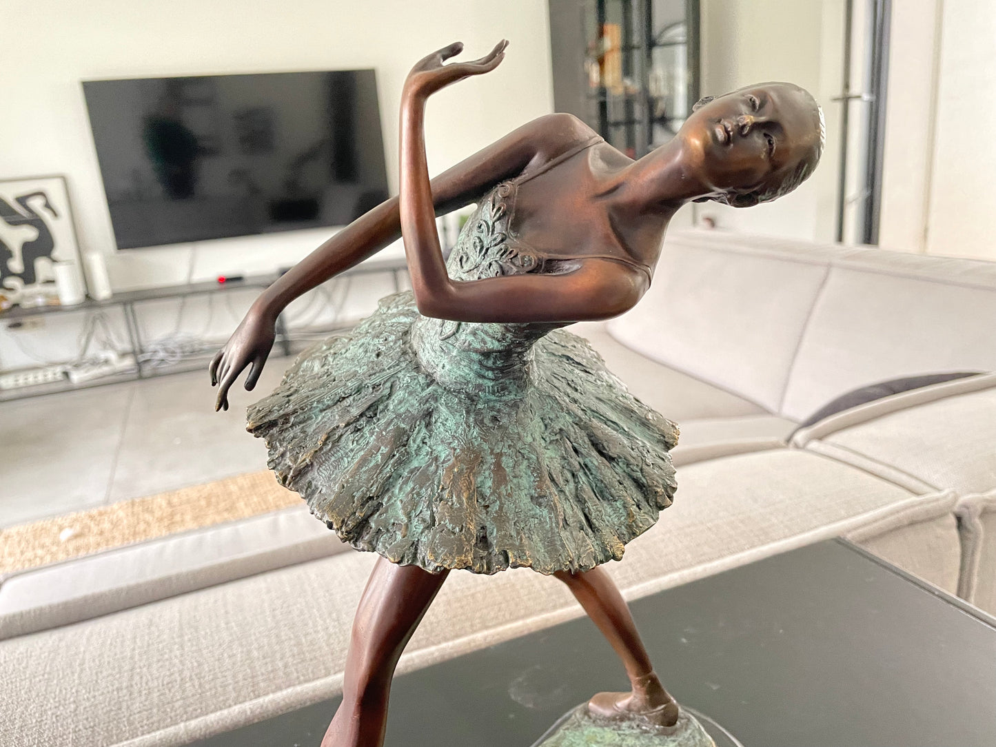 Dancing Ballerina – Bronze Sculpture. 32x15x23cm - 3.6Kg