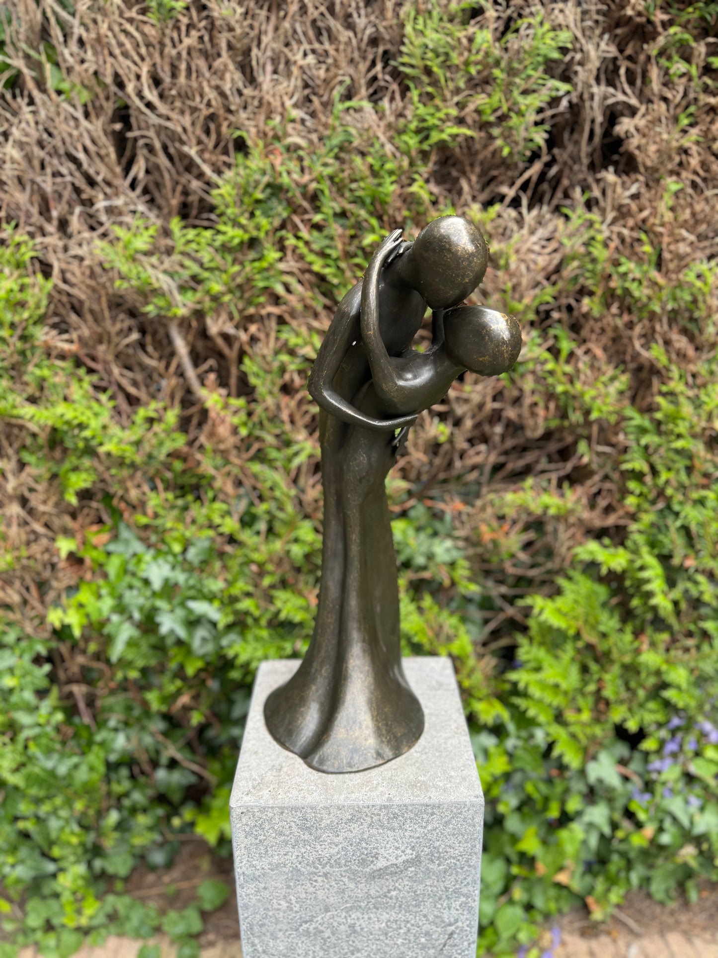 Embrace of Love – Bronze Sculpture. 28x25x54cm - 5.7Kg