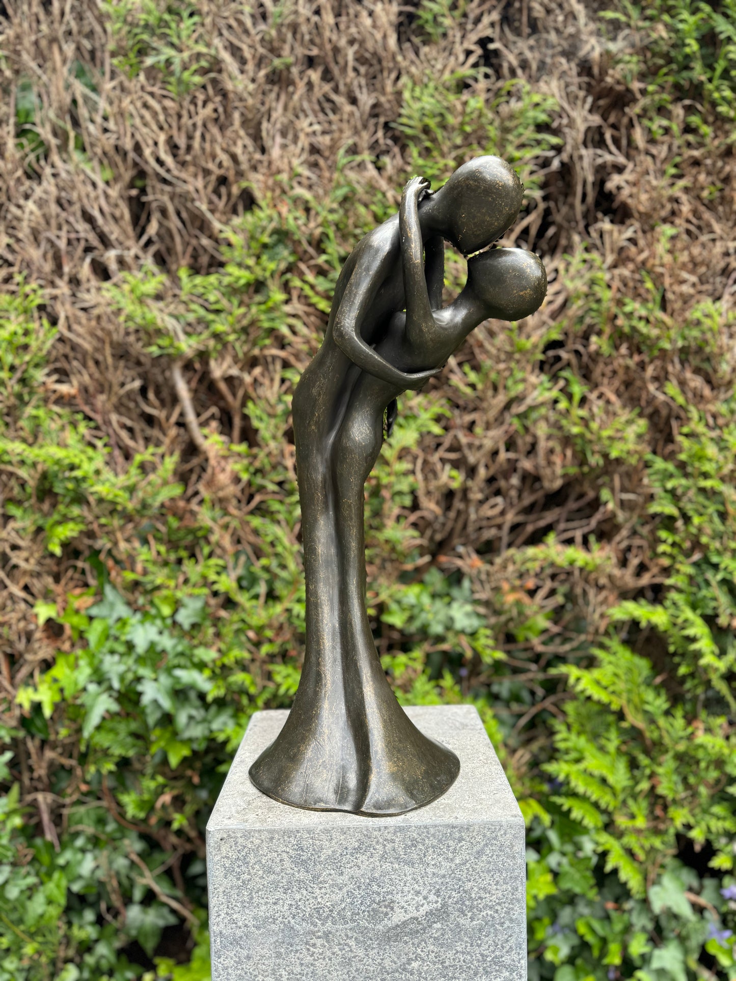 Embrace of Love – Bronze Sculpture. 28x25x54cm - 5.7Kg