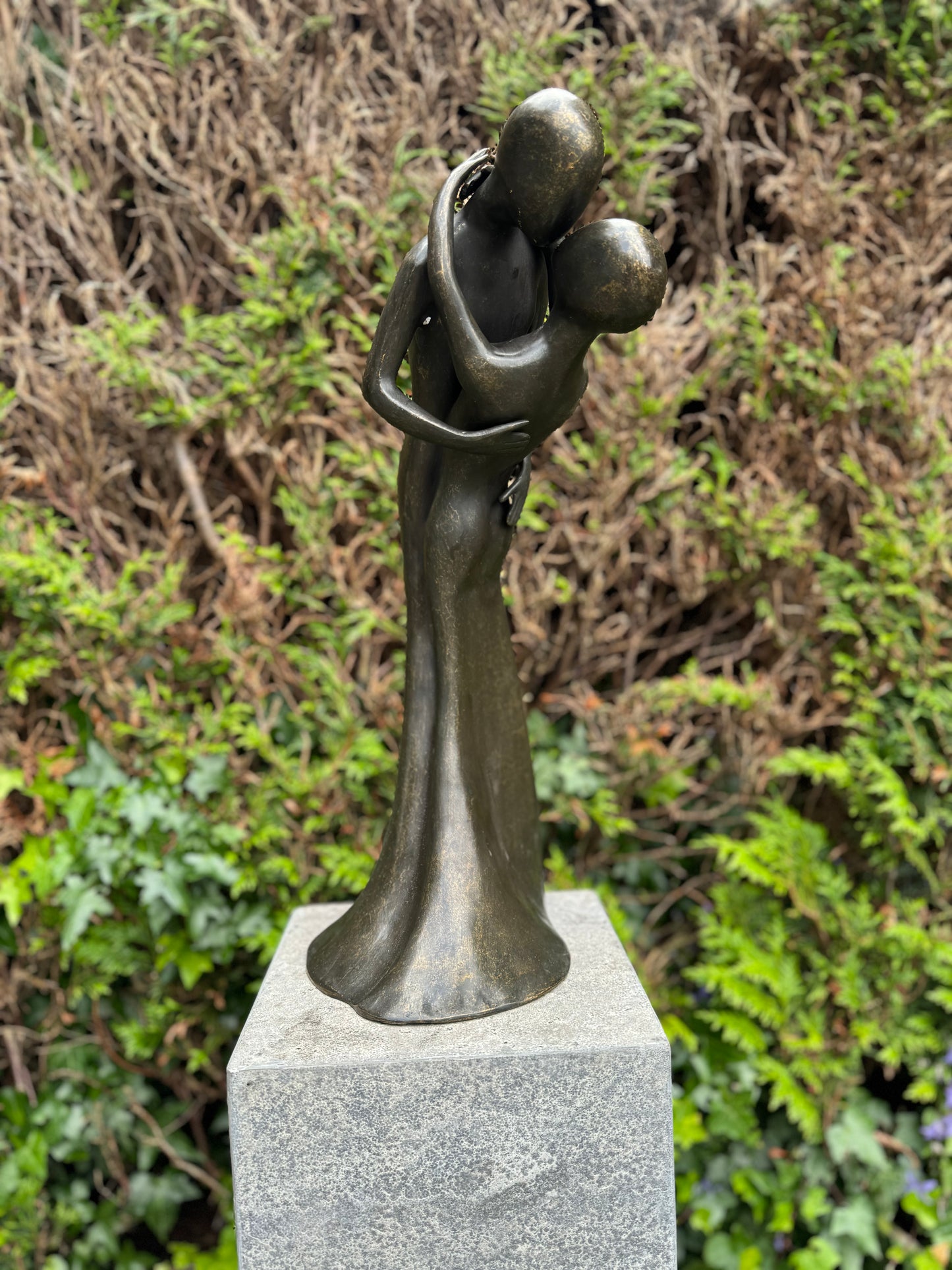 Embrace of Love – Bronze Sculpture. 28x25x54cm - 5.7Kg