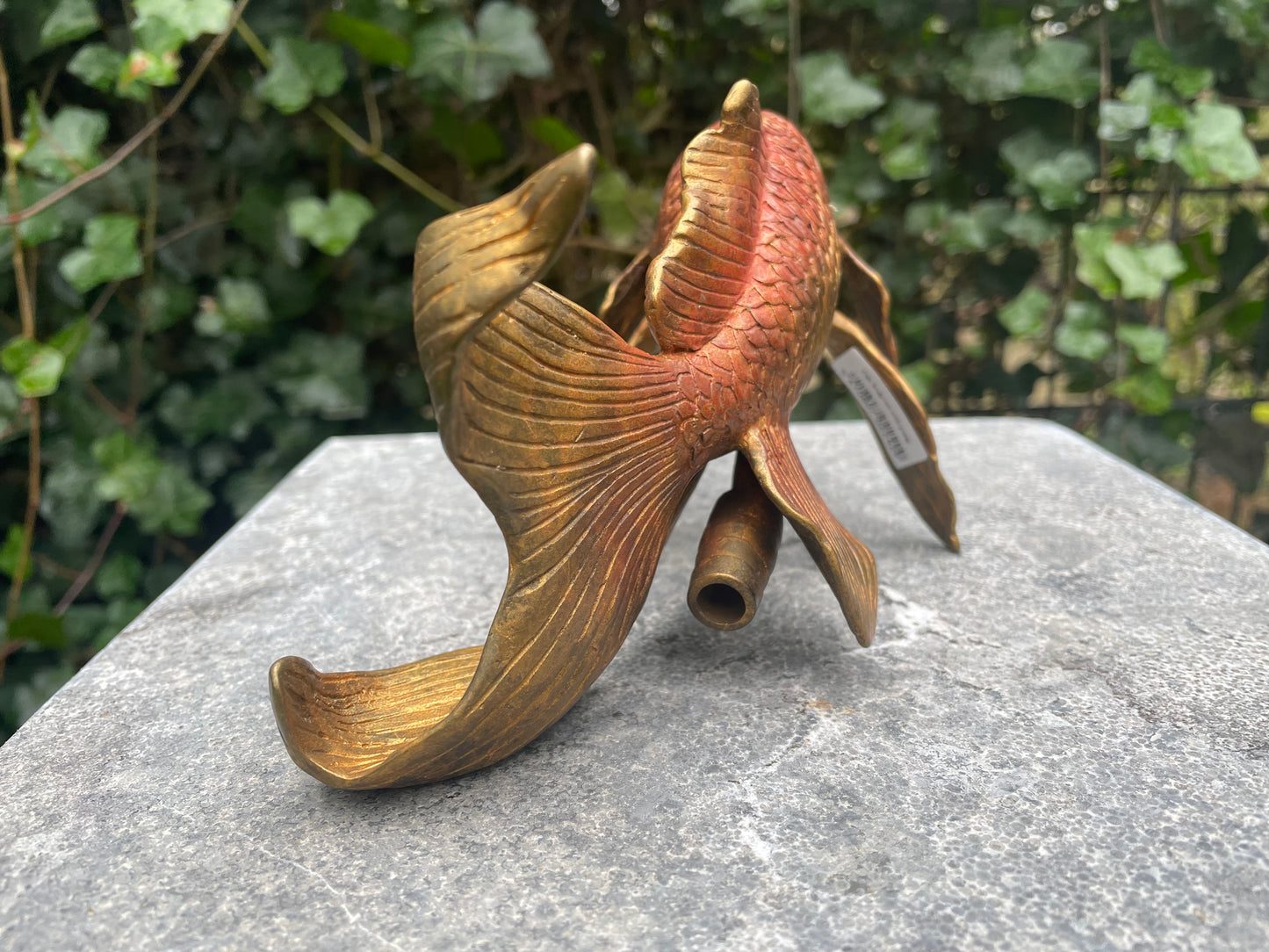 Goldfish Fountain – Bronze Sculpture. 11x8x18cm - 0.9Kg