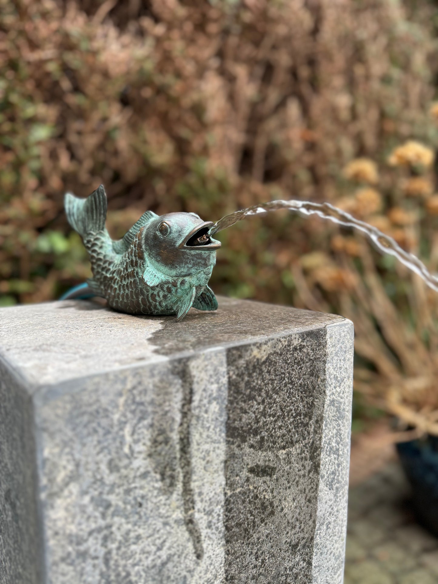 Leaping Fish – Bronze Sculpture. 18x6x11cm - 0.6Kg