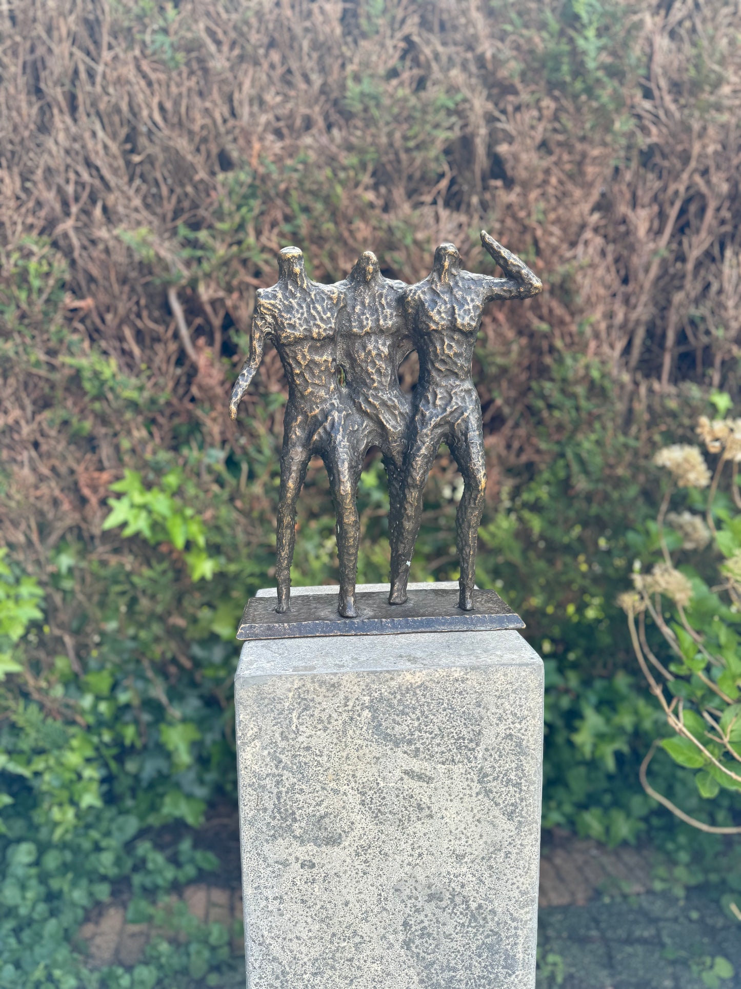 Together We Stand – Bronze Sculpture. 28x10x36cm - 5Kg