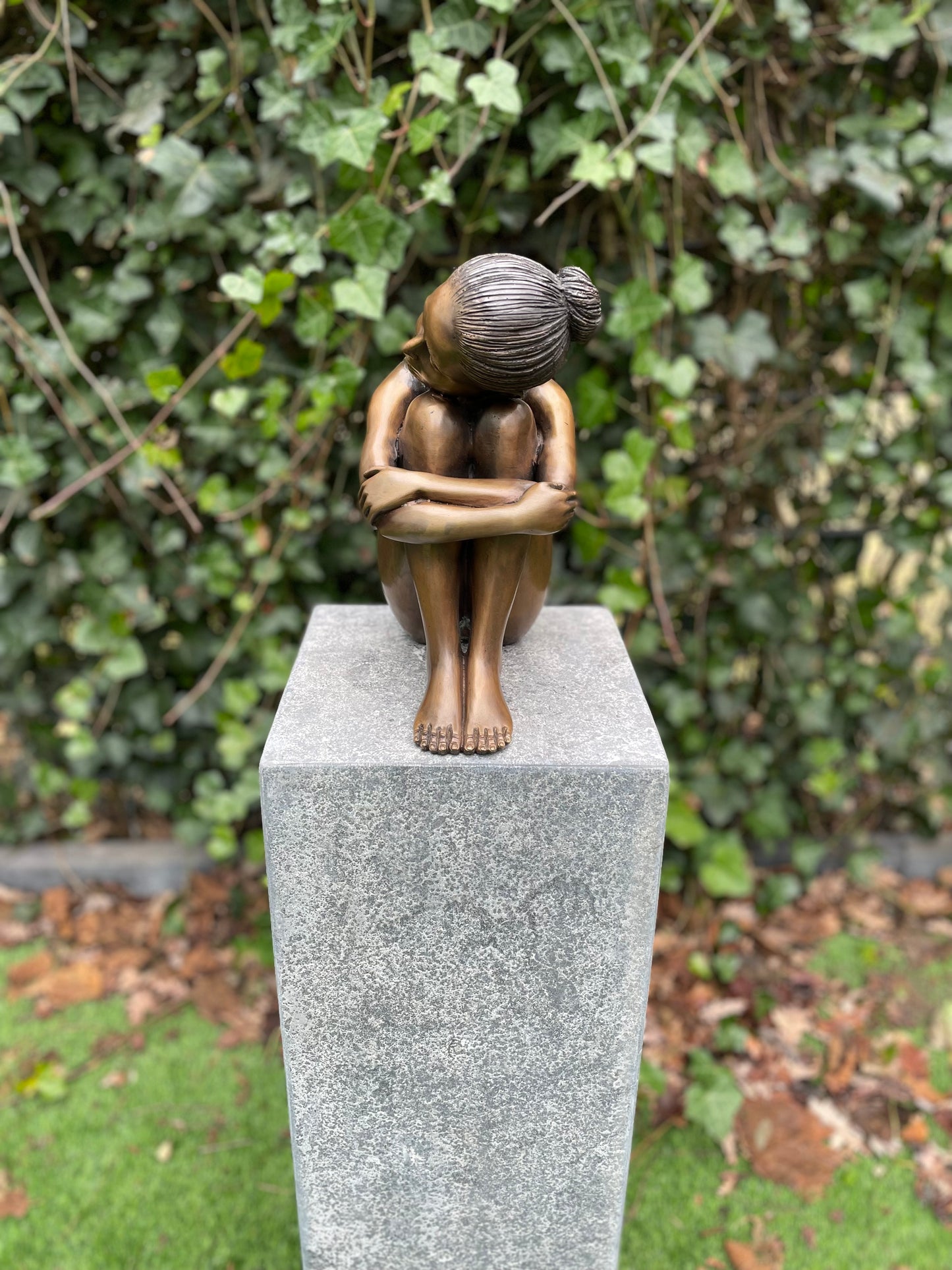 Resting Ballerina – Bronze Sculpture. 11x24x29cm - 4.5Kg
