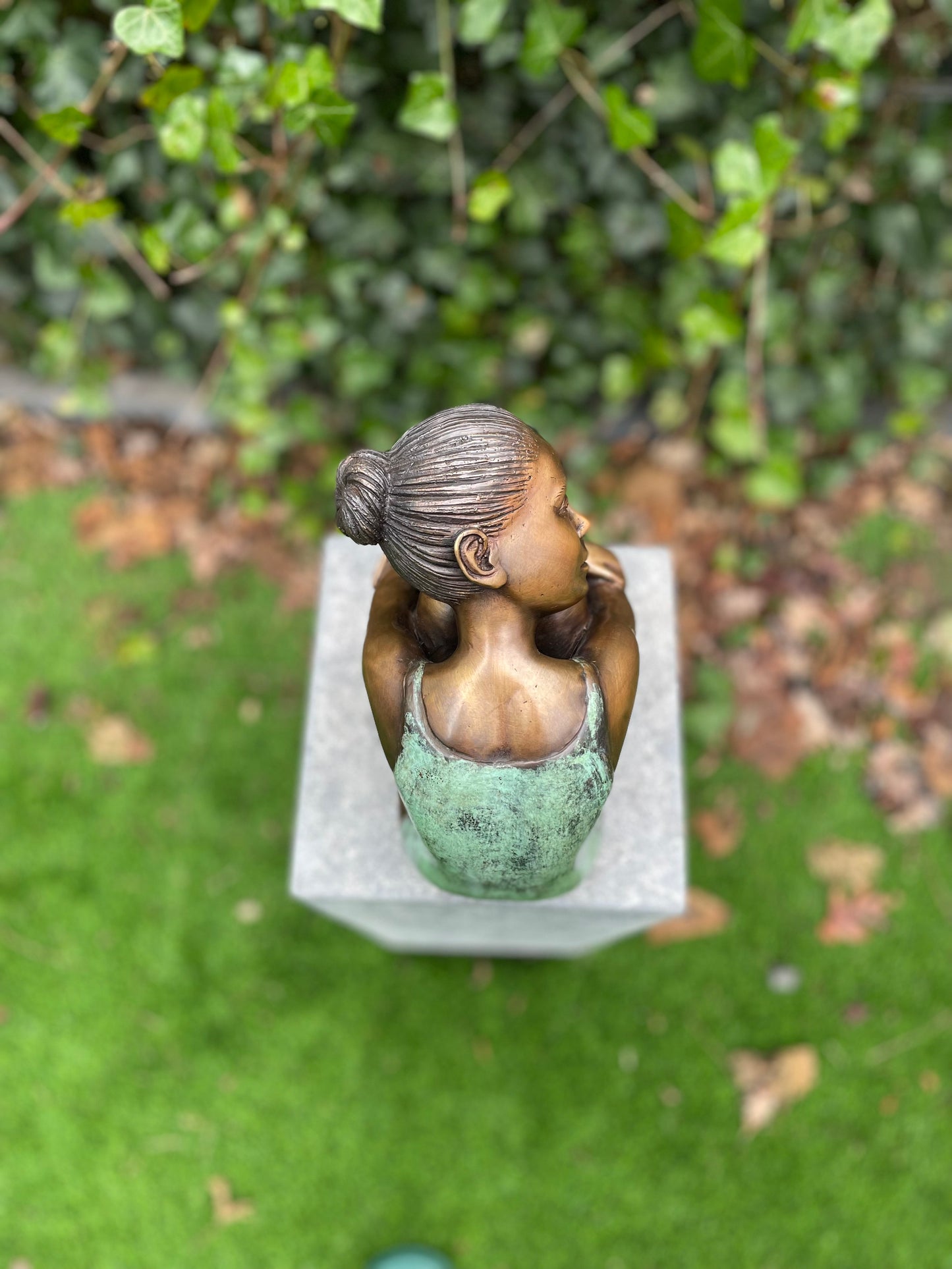Resting Ballerina – Bronze Sculpture. 11x24x29cm - 4.5Kg