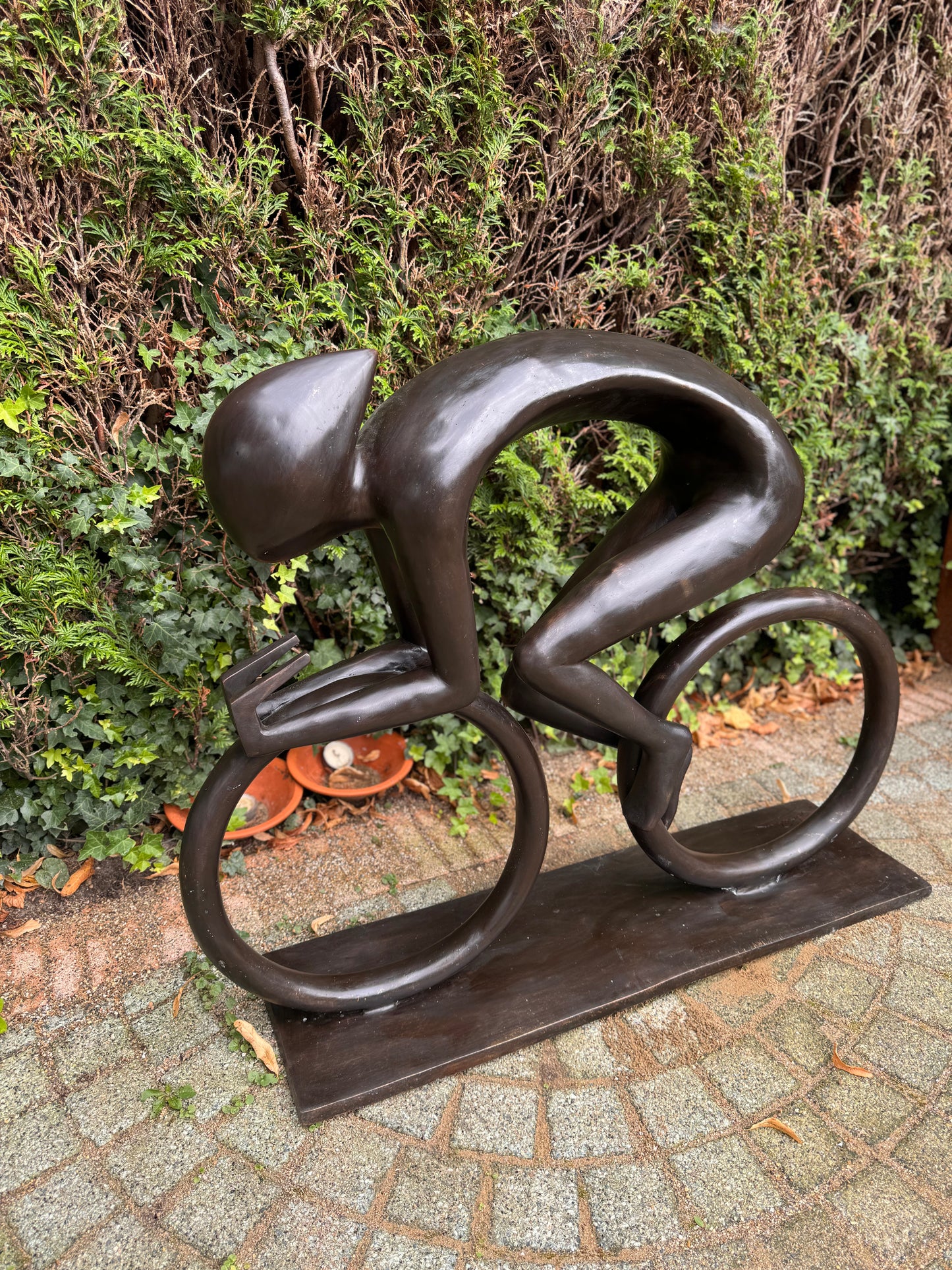 Cyclist – Bronze Sculpture. 100x28x84cm - 15Kg