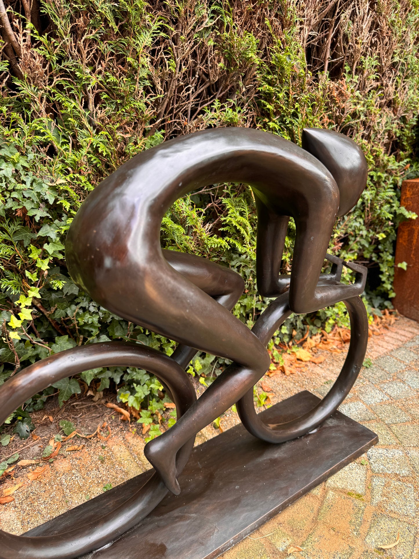 Cyclist – Bronze Sculpture. 100x28x84cm - 15Kg