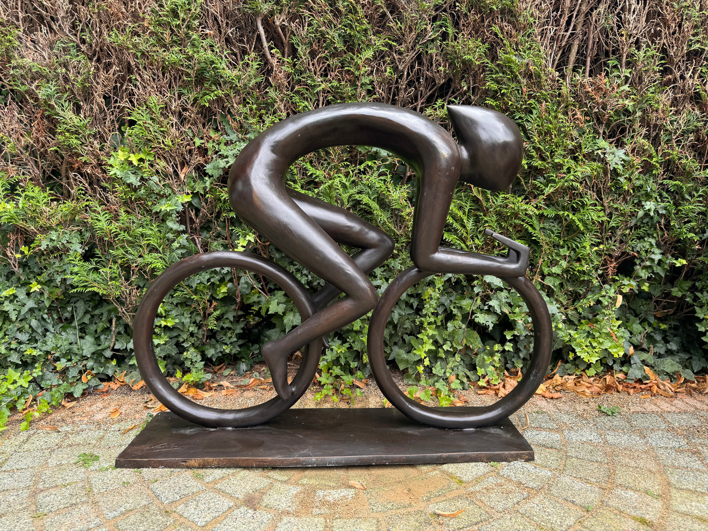 Cyclist – Bronze Sculpture. 100x28x84cm - 15Kg