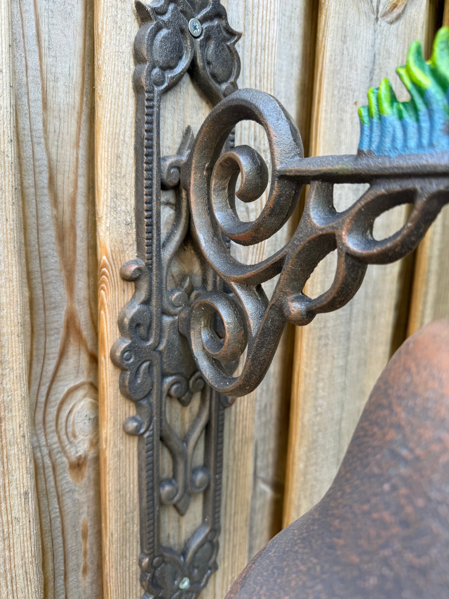 Rooster Wall Bell – Iron Sculpture. 64cm - 9Kg