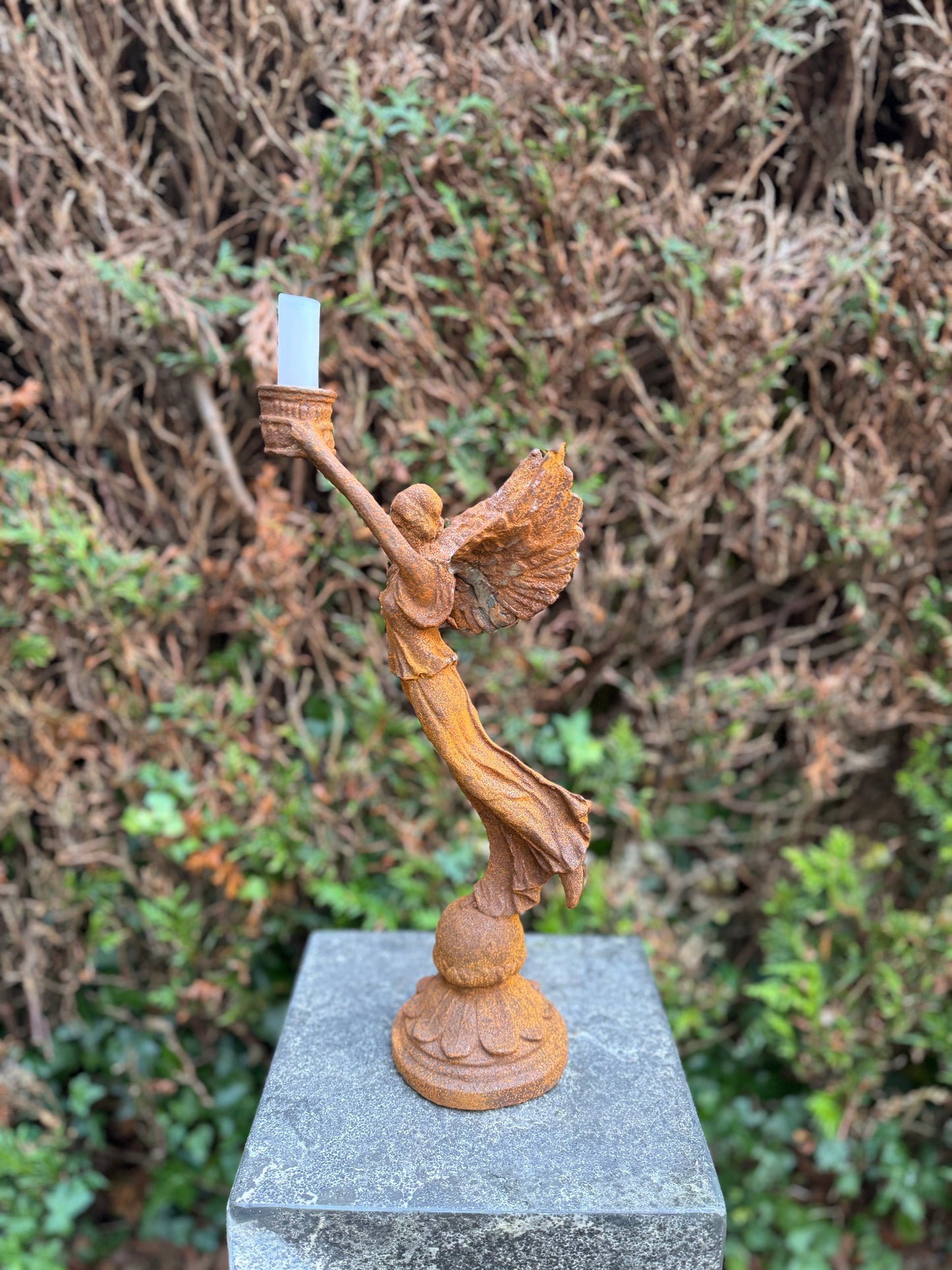 Victory Angel – Iron Sculpture. 39x12x17cm - 3.1Kg