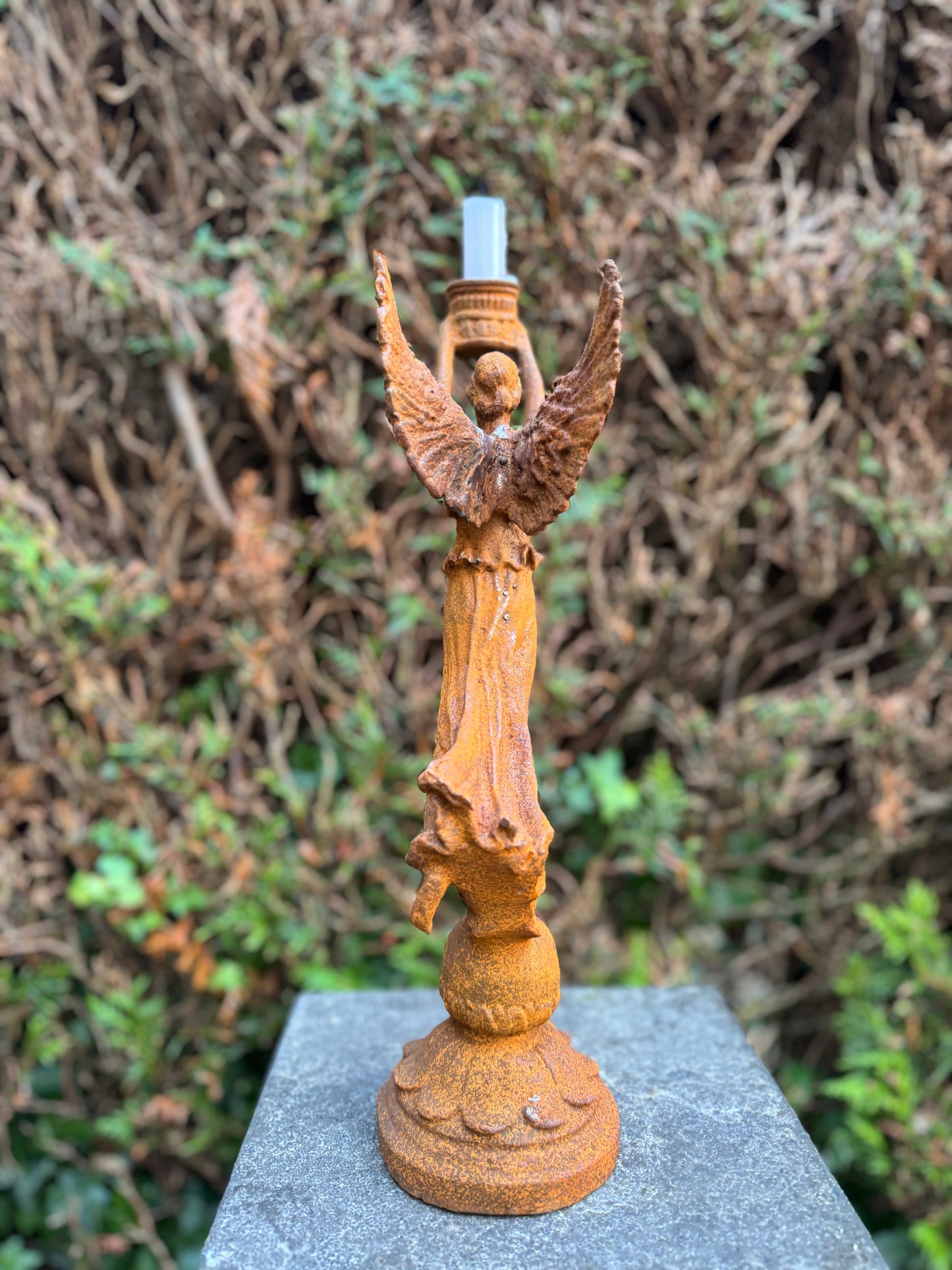 Victory Angel – Iron Sculpture. 39x12x17cm - 3.1Kg