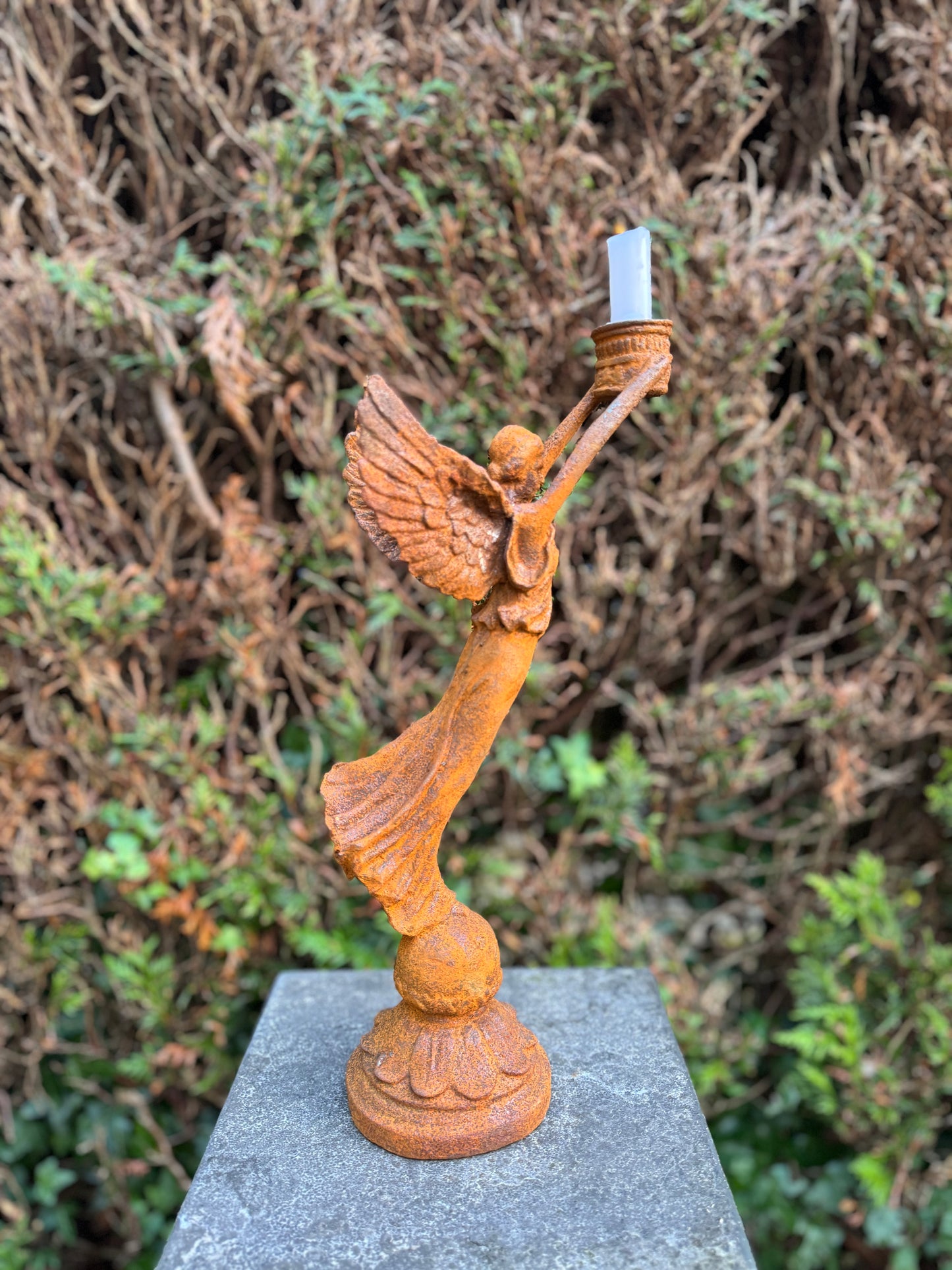 Victory Angel – Iron Sculpture. 39x12x17cm - 3.1Kg