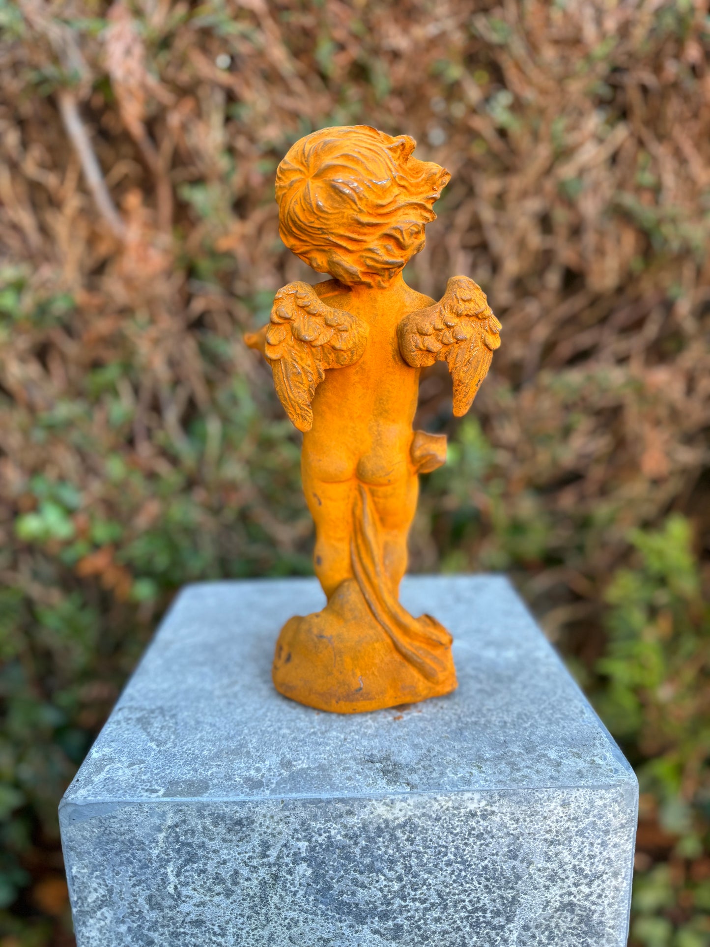 Angel Violinist – Iron Sculpture. 28x14x11cm - 2.5Kg
