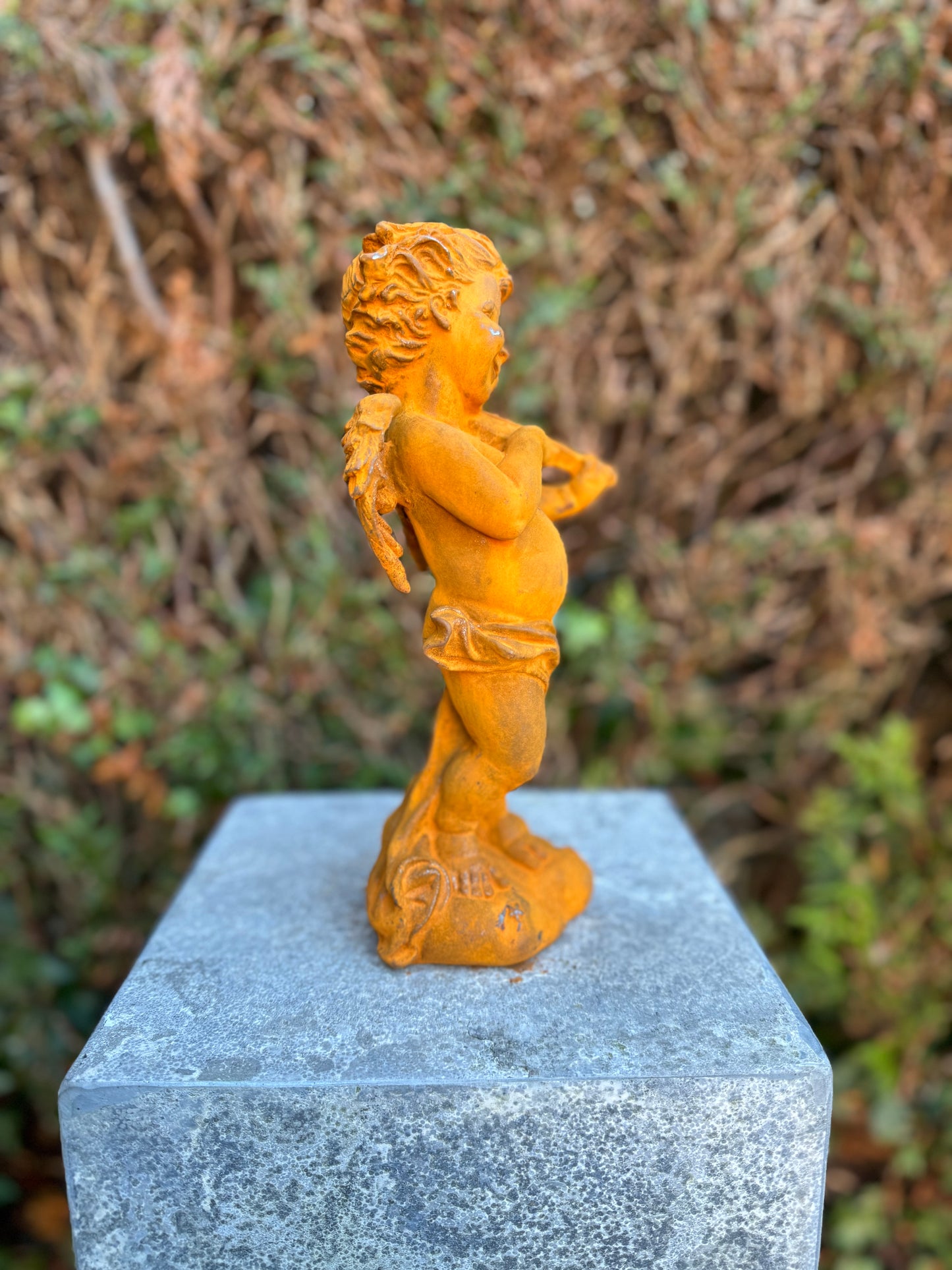 Angel Violinist – Iron Sculpture. 28x14x11cm - 2.5Kg