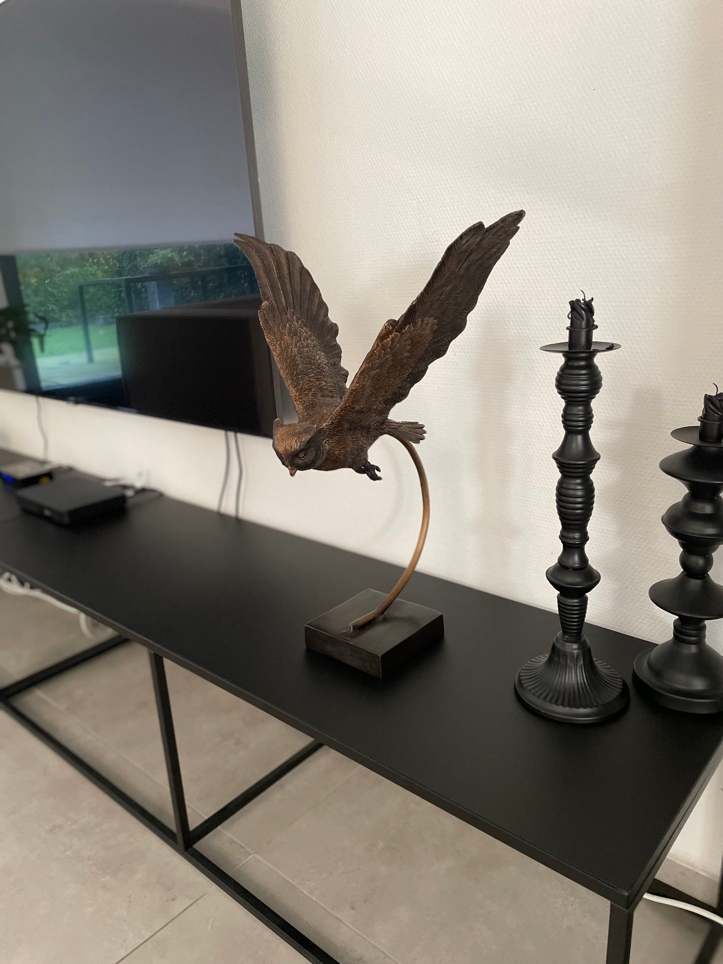 Soaring Owl – Bronze Sculpture. 45x27x53cm - 3.8Kg
