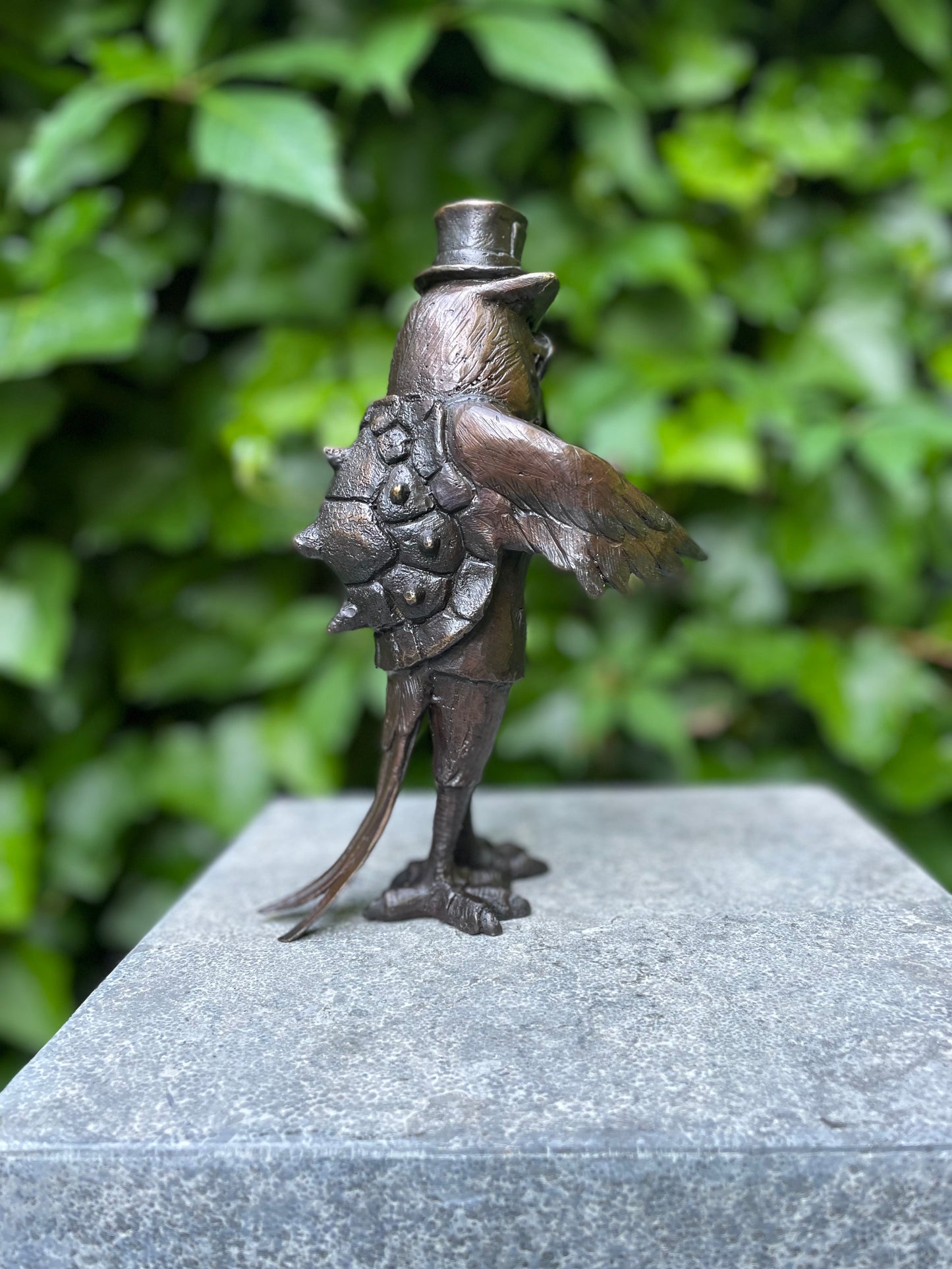 Gentleman Owl – Bronze Sculpture. 18x16x24cm - 2.7Kg