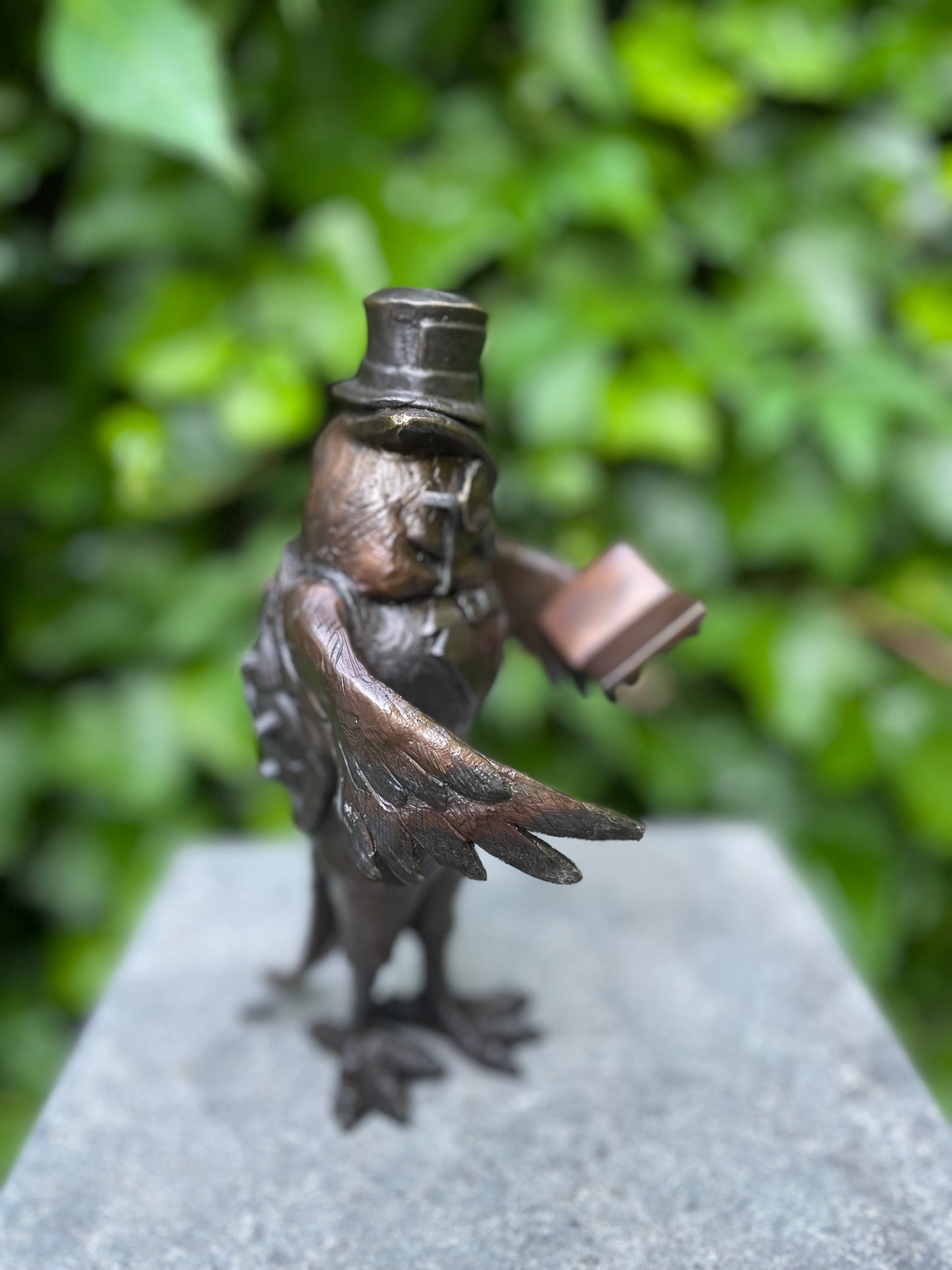 Gentleman Owl – Bronze Sculpture. 18x16x24cm - 2.7Kg