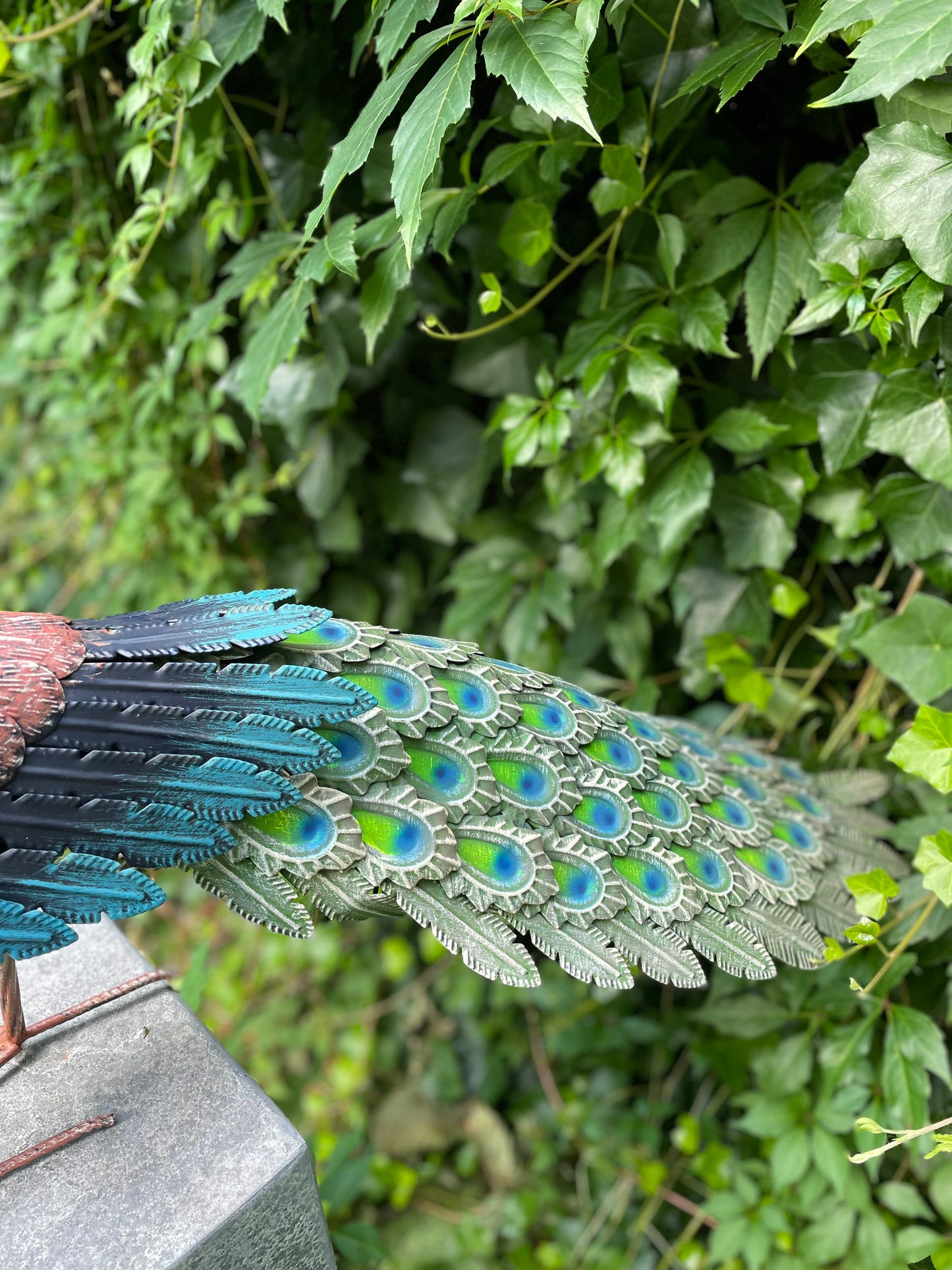 Iron Peacock – Iron Sculpture. 40x28x10cm - 2Kg