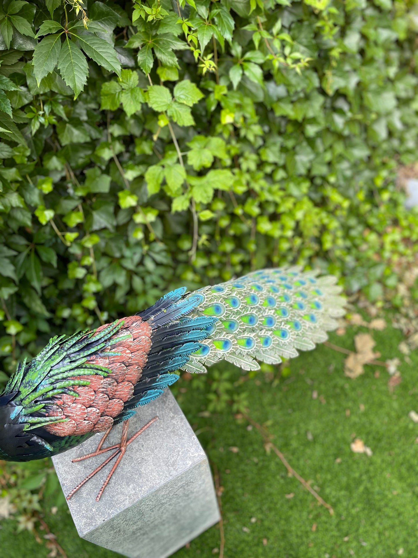 Iron Peacock – Iron Sculpture. 40x28x10cm - 2Kg