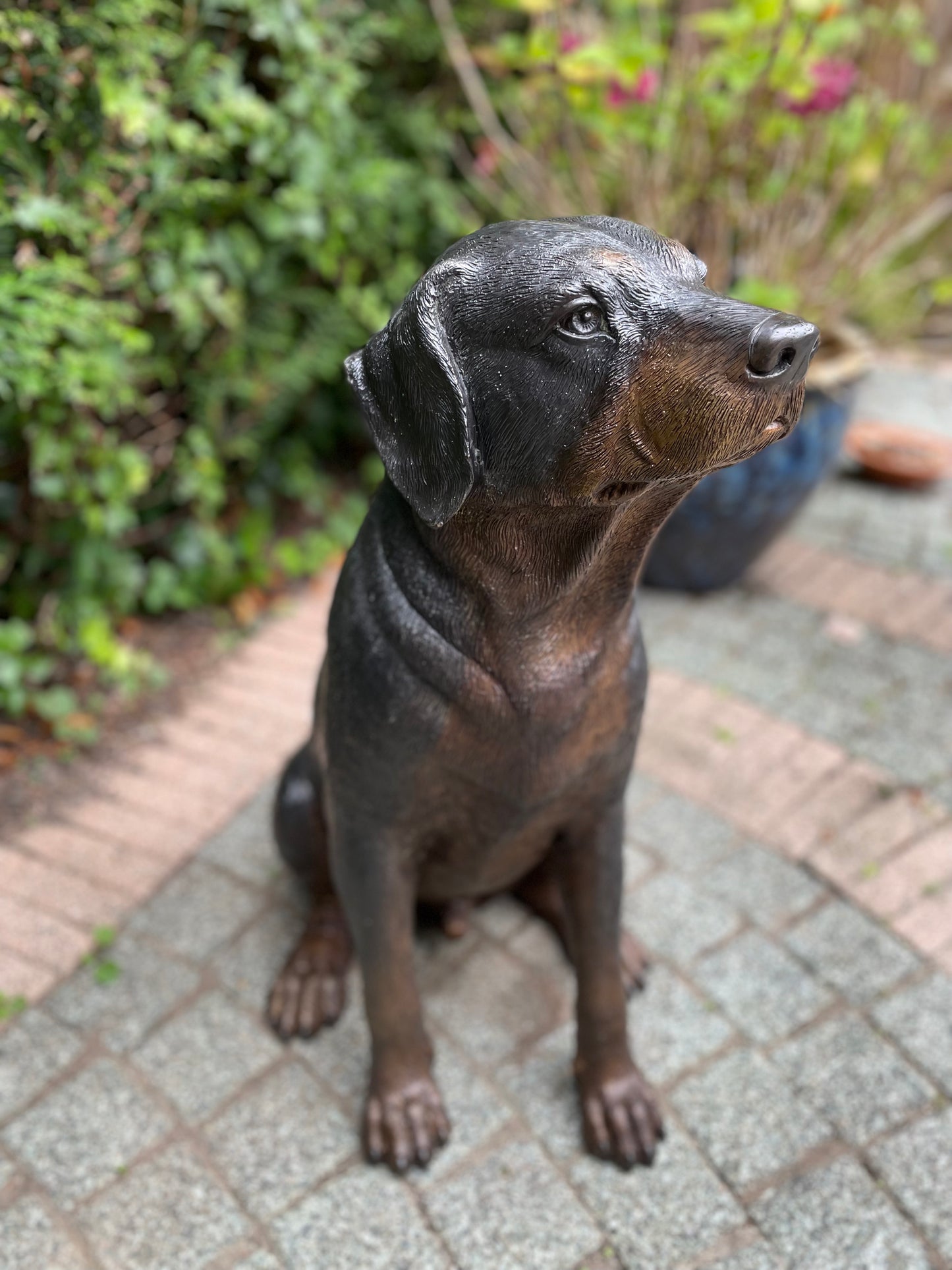 Loyal Companion – Bronze Sculpture. 44x35x64cm - 11Kg