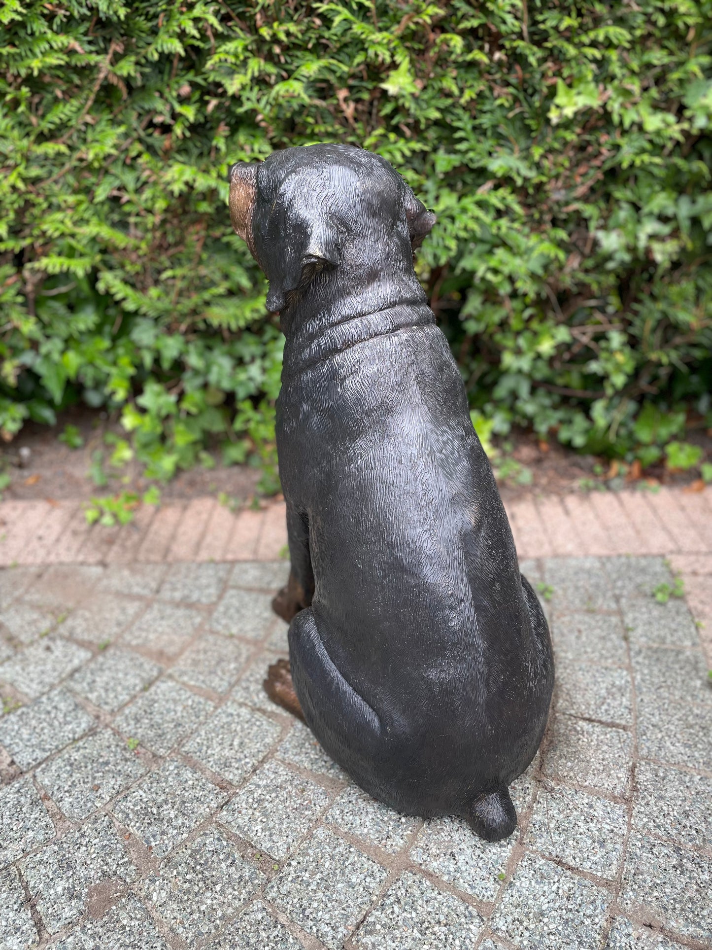 Loyal Companion – Bronze Sculpture. 44x35x64cm - 11Kg