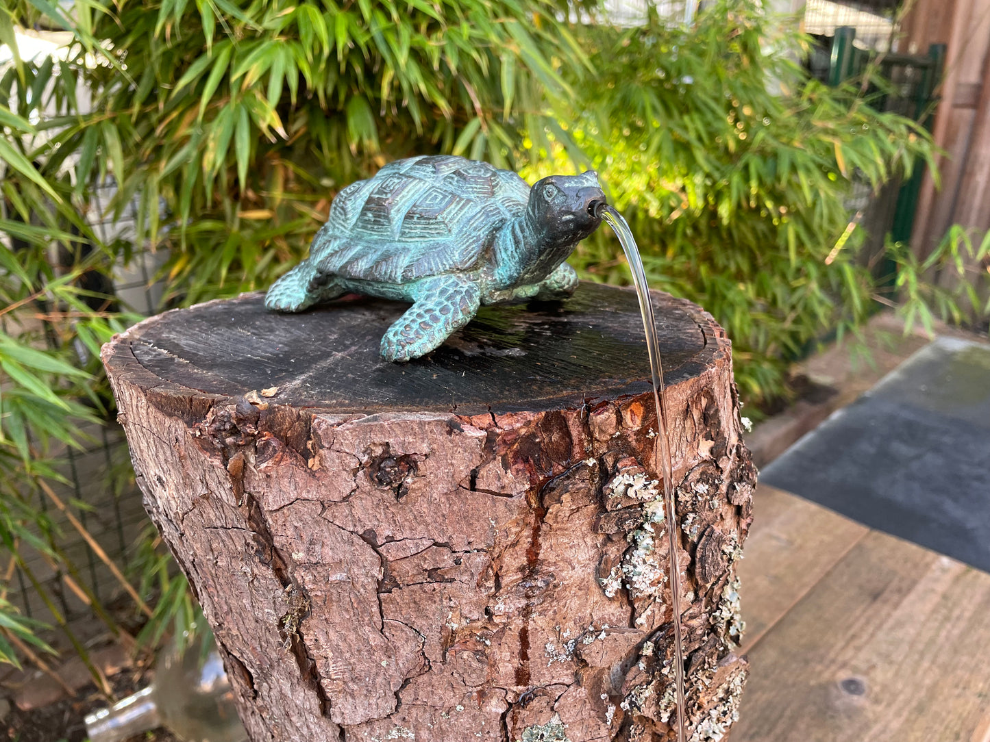 Mini Fountain Turtle – Bronze Sculpture. 7x10x17cm - 1Kg