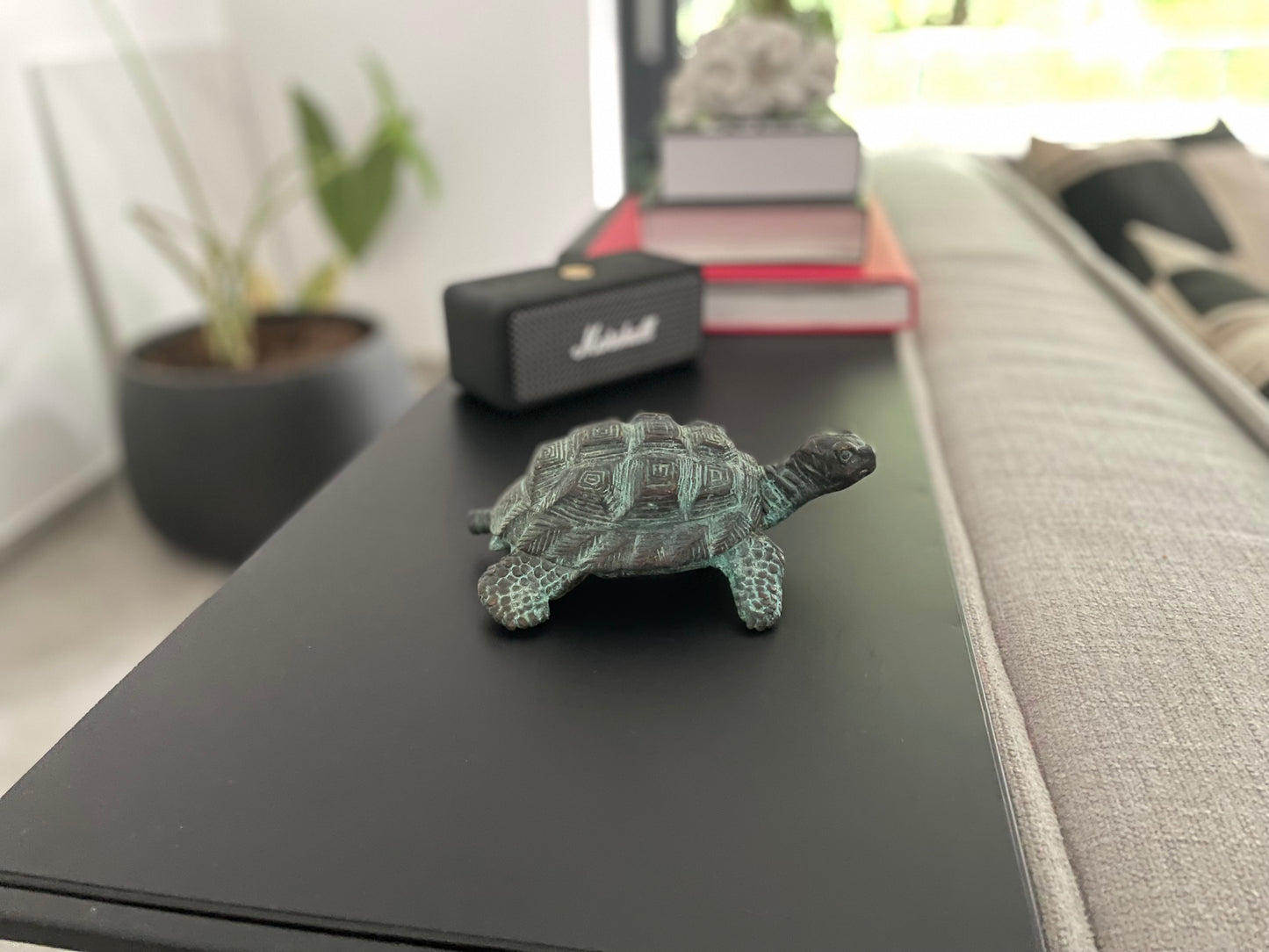 Mini Fountain Turtle – Bronze Sculpture. 7x10x17cm - 1Kg