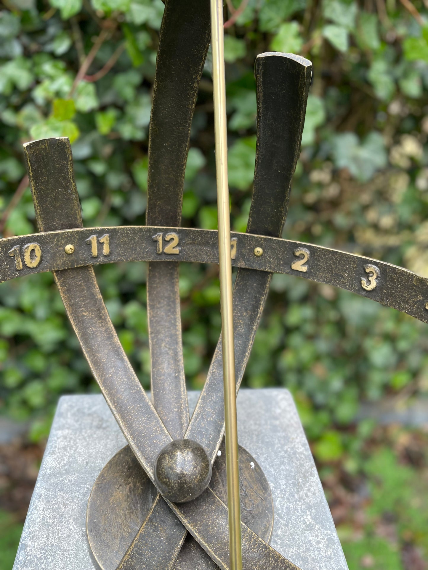 Armillary Sundial – Bronze Sculpture. 37x37x47cm - 4.8Kg