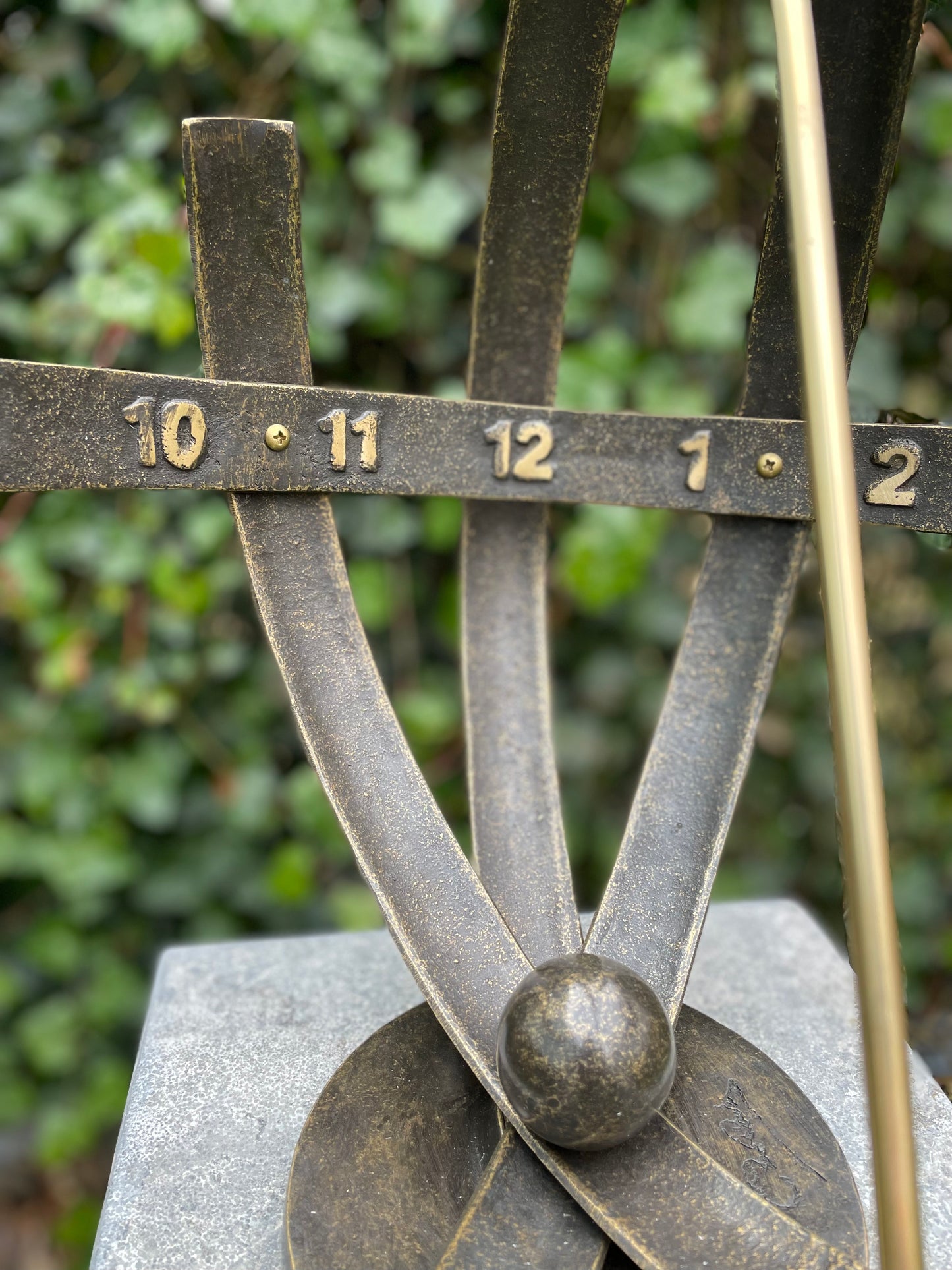 Armillary Sundial – Bronze Sculpture. 37x37x47cm - 4.8Kg