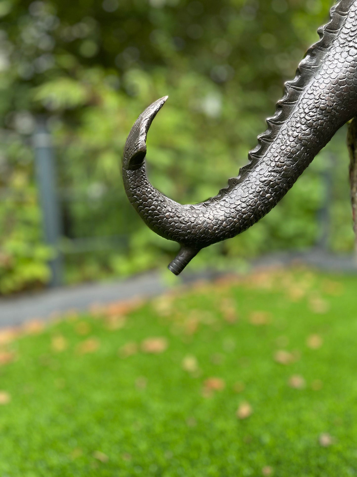 Dragon Fountain (without rock) – Bronze Sculpture. 35x58x60cm
