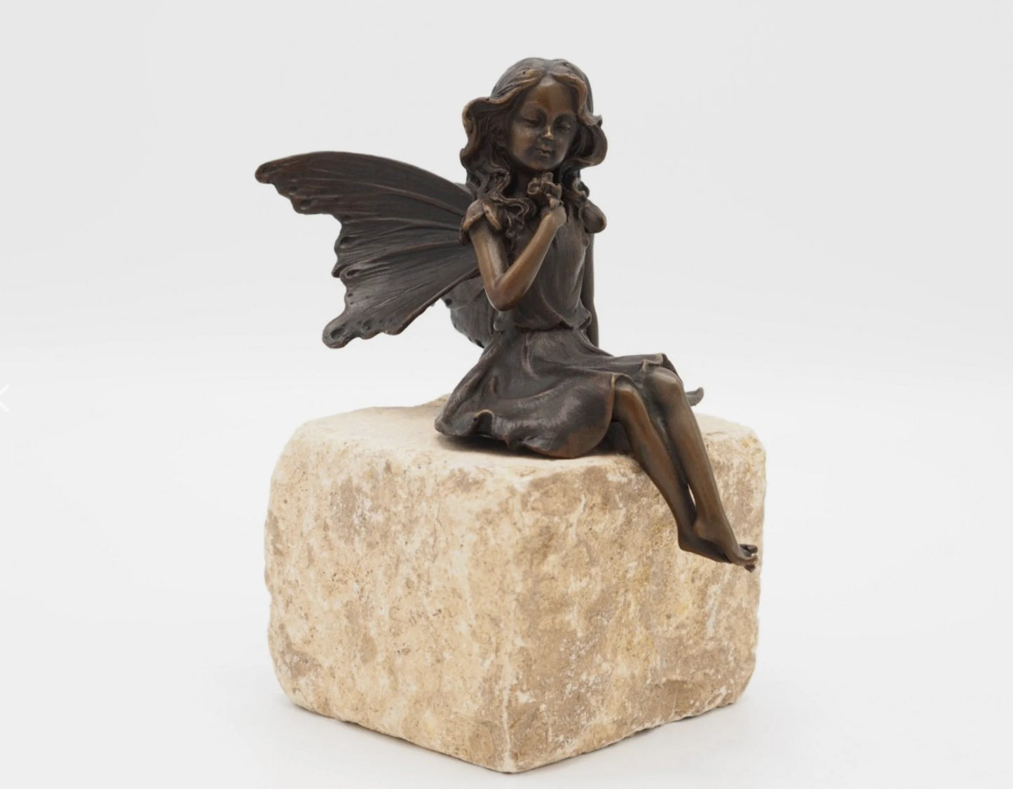 Seated Fairy – Bronze Sculpture. Variations Available - Approx. 0.7Kg