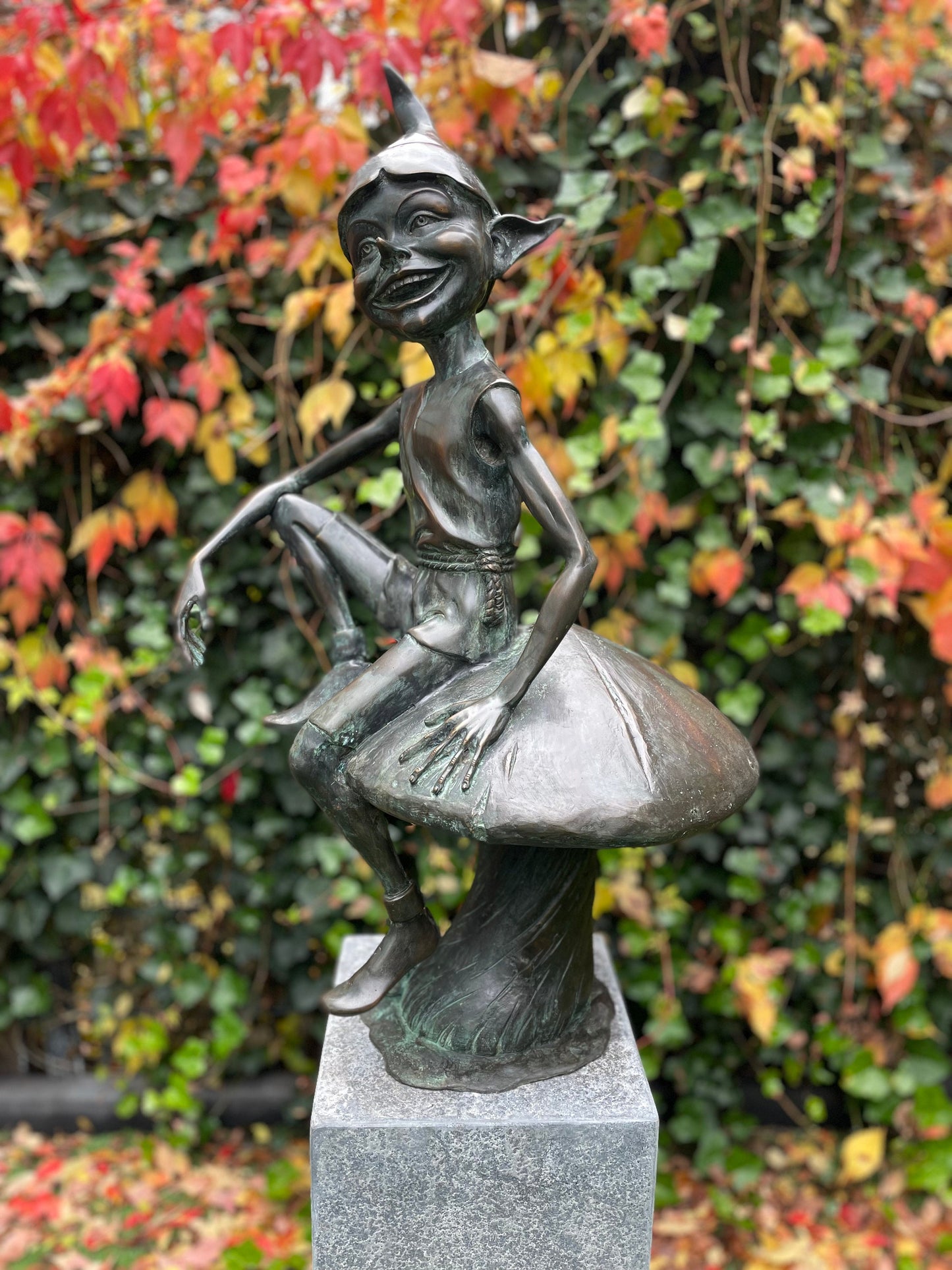 Forest Elf – Bronze Sculpture. 43x35x77cm - 10Kg