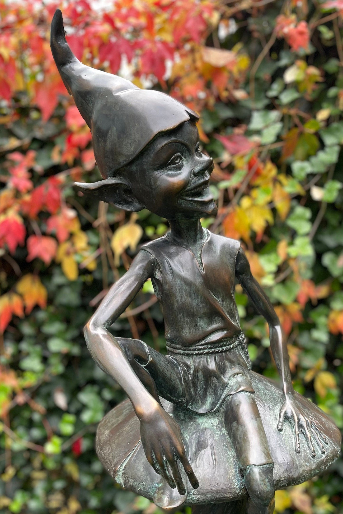 Forest Elf – Bronze Sculpture. 43x35x77cm - 10Kg