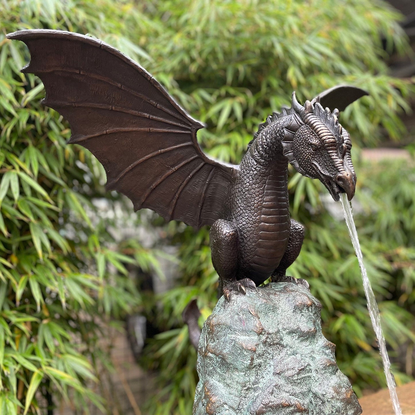 Dragon Fountain – Bronze Sculpture. 40x50x63cm