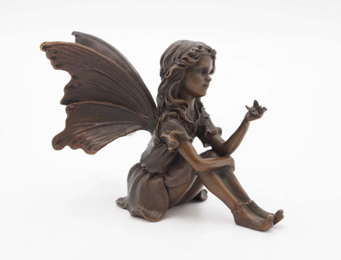 Seated Fairy – Bronze Sculpture. Variations Available - Approx. 0.7Kg