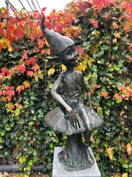 Forest Elf – Bronze Sculpture. 43x35x77cm - 10Kg