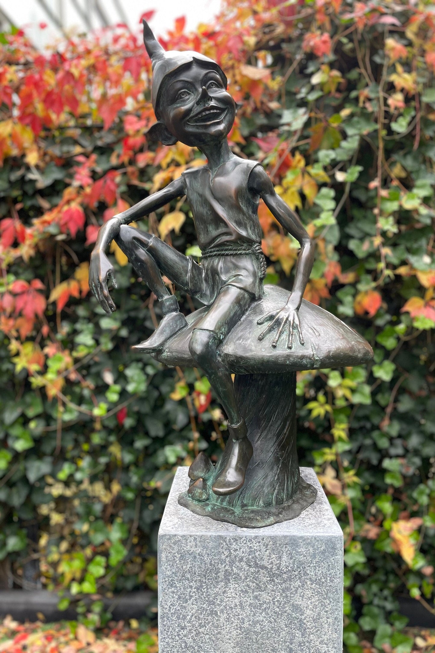 Forest Elf – Bronze Sculpture. 43x35x77cm - 10Kg