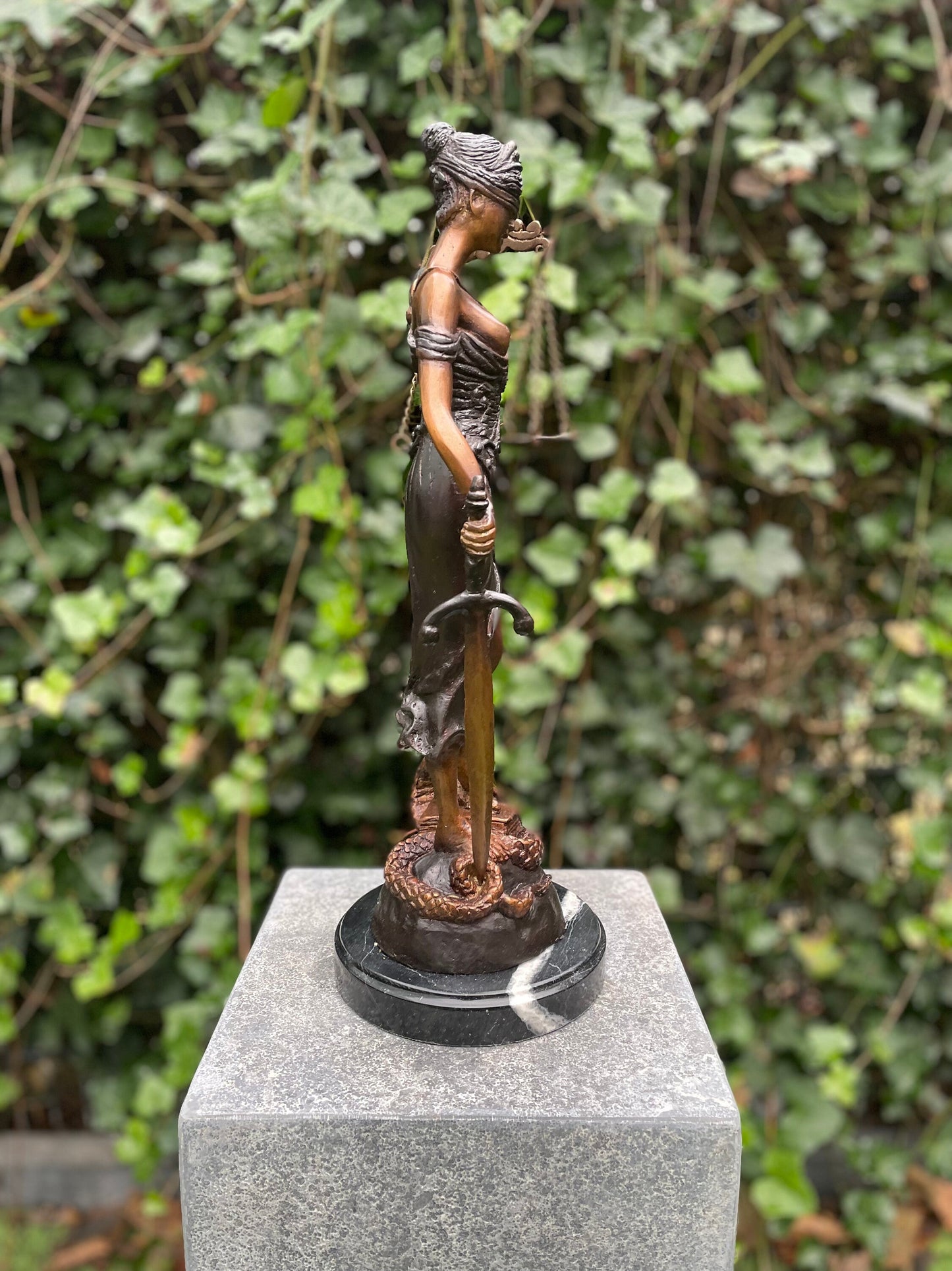 Lady Justice – Bronze Sculpture. 45x16x16cm - 3.8Kg