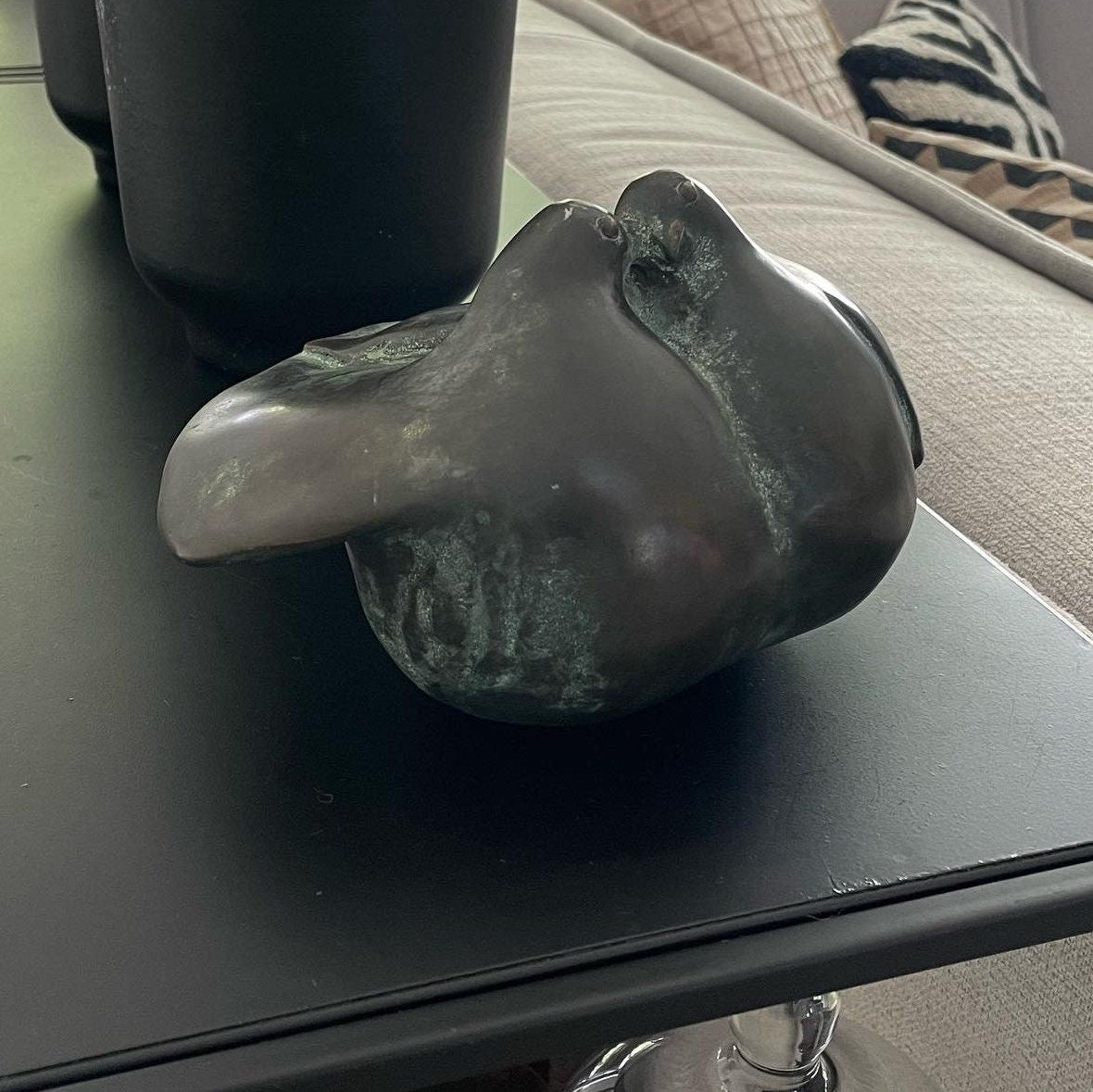 Loving Doves – Bronze Sculpture. 18x18x11cm
