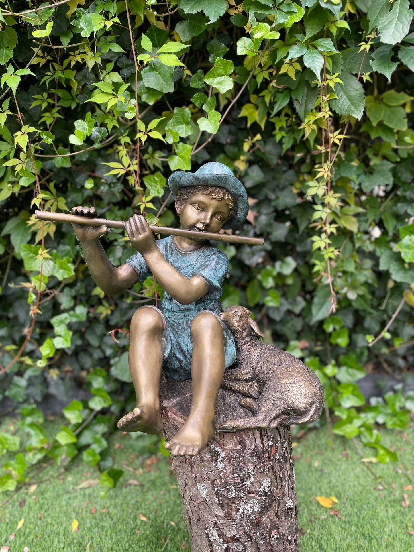 Shepherd's Song – Bronze Sculpture. 36x43x38cm - 8.8Kg