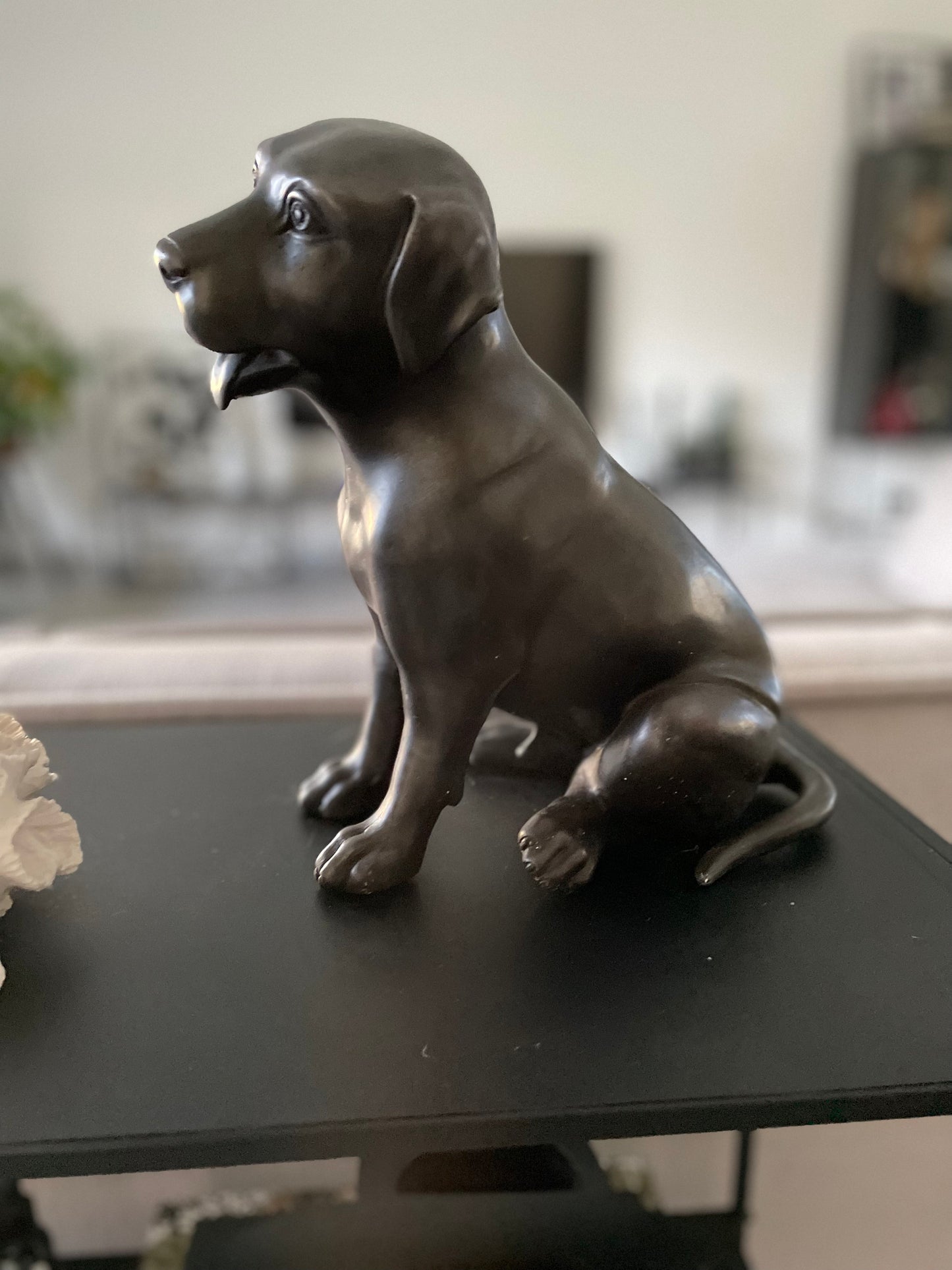 Faithful Labrador – Bronze Sculpture. 24x15x22cm - 2.7Kg