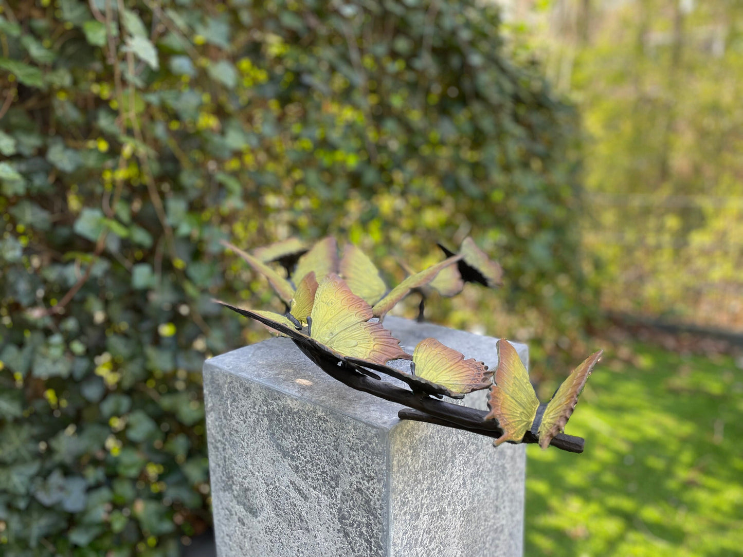 Butterfly Dance – Bronze Sculpture. 38x11x50cm - 2.6Kg