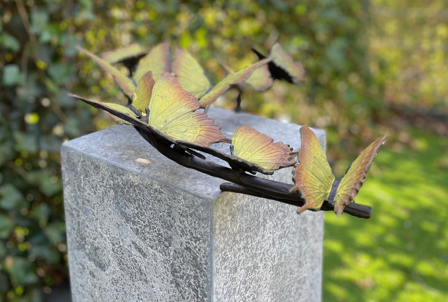 Butterfly Dance – Bronze Sculpture. 38x11x50cm - 2.6Kg